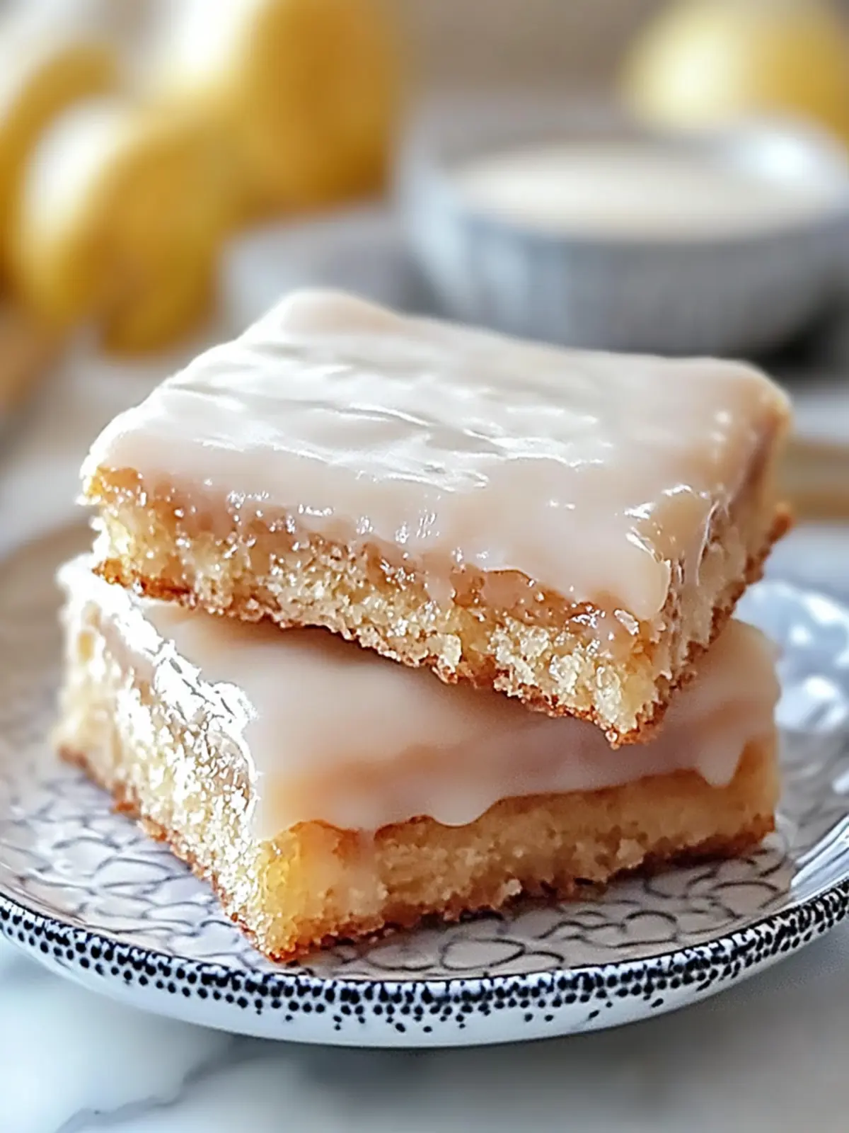 Baked Maple Donut Bars