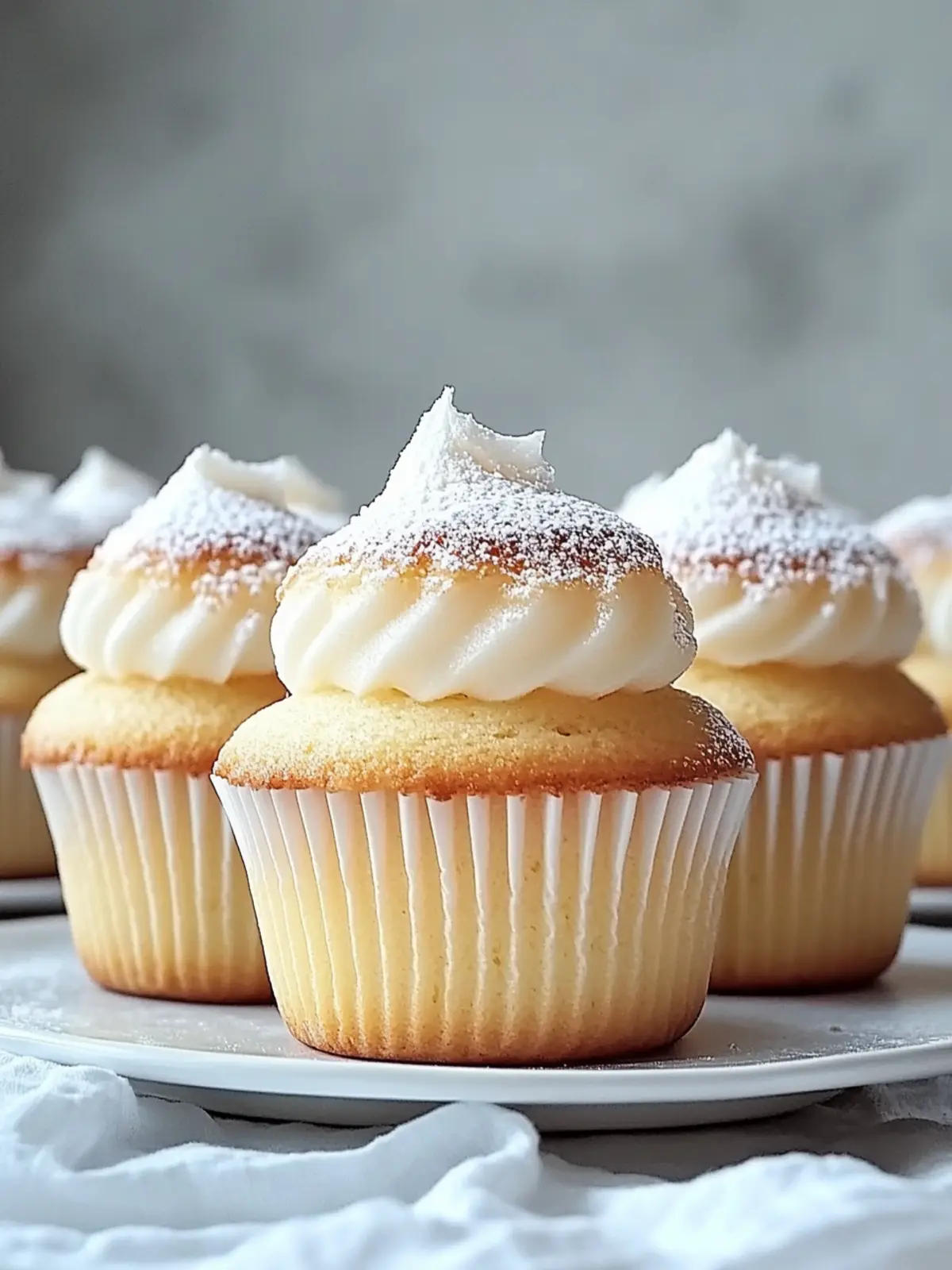 Japanese Cotton Cheesecake Cupcakes