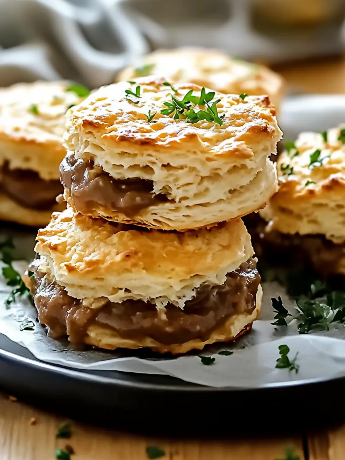 Baked French Dip Biscuits Recipe