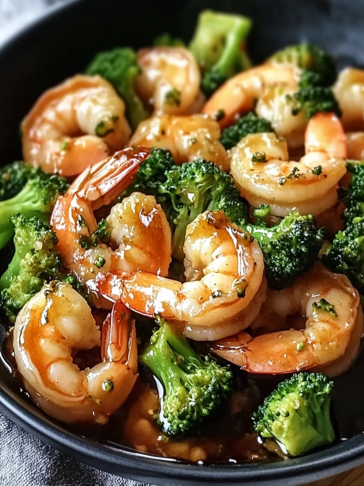 Honey Garlic Butter Shrimp & Broccoli