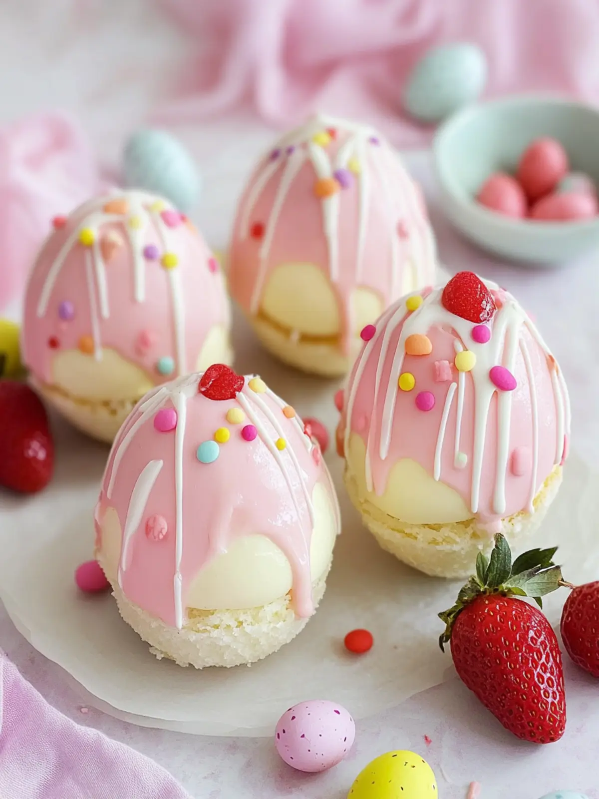 Strawberry Shortcake Easter Egg Bombs