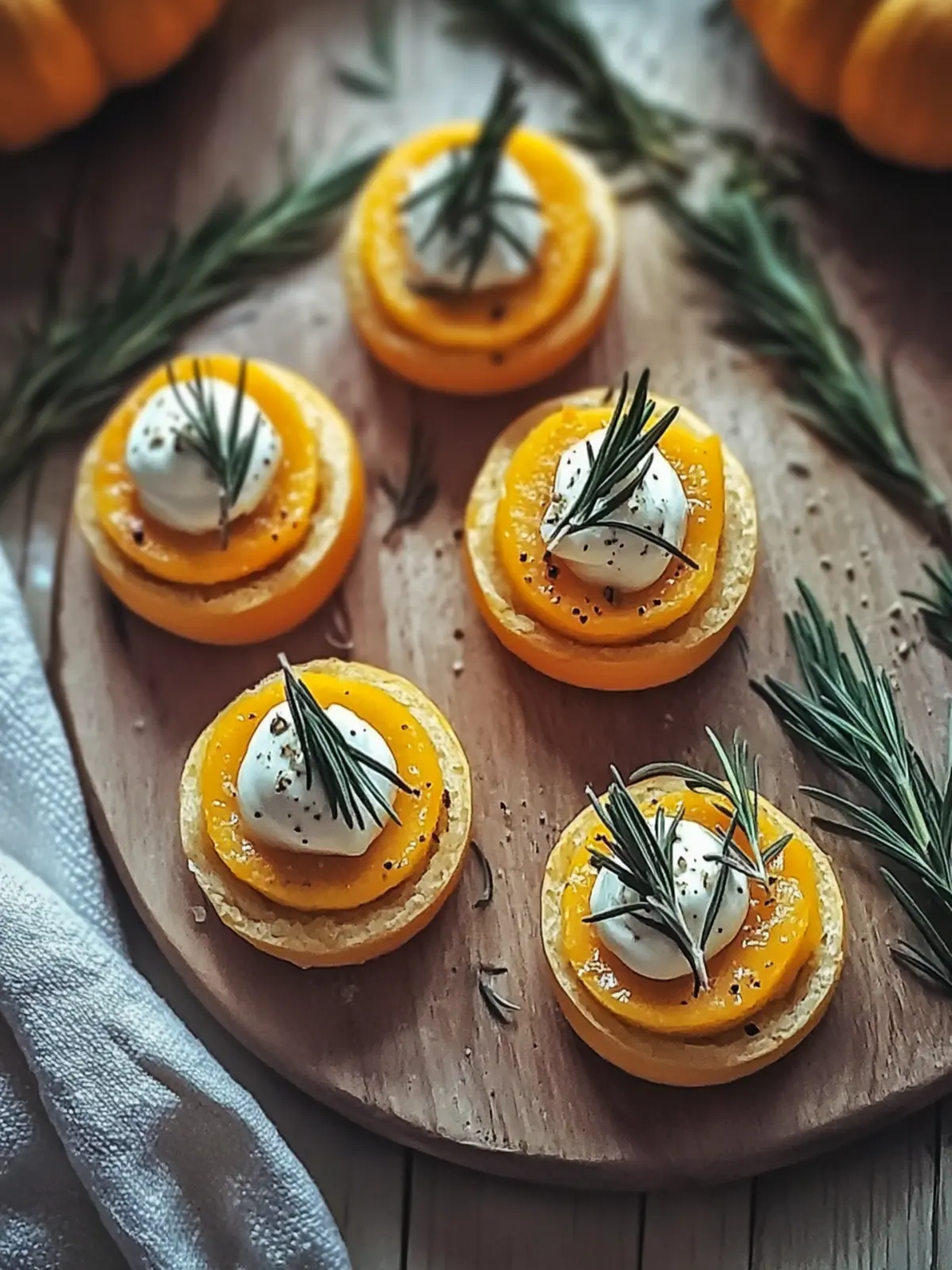 Delicious Rosemary Pumpkin Bites