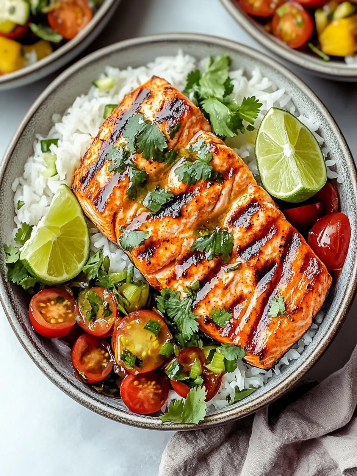 Chili Lime Salmon Bowls for a Zesty Weeknight Delight