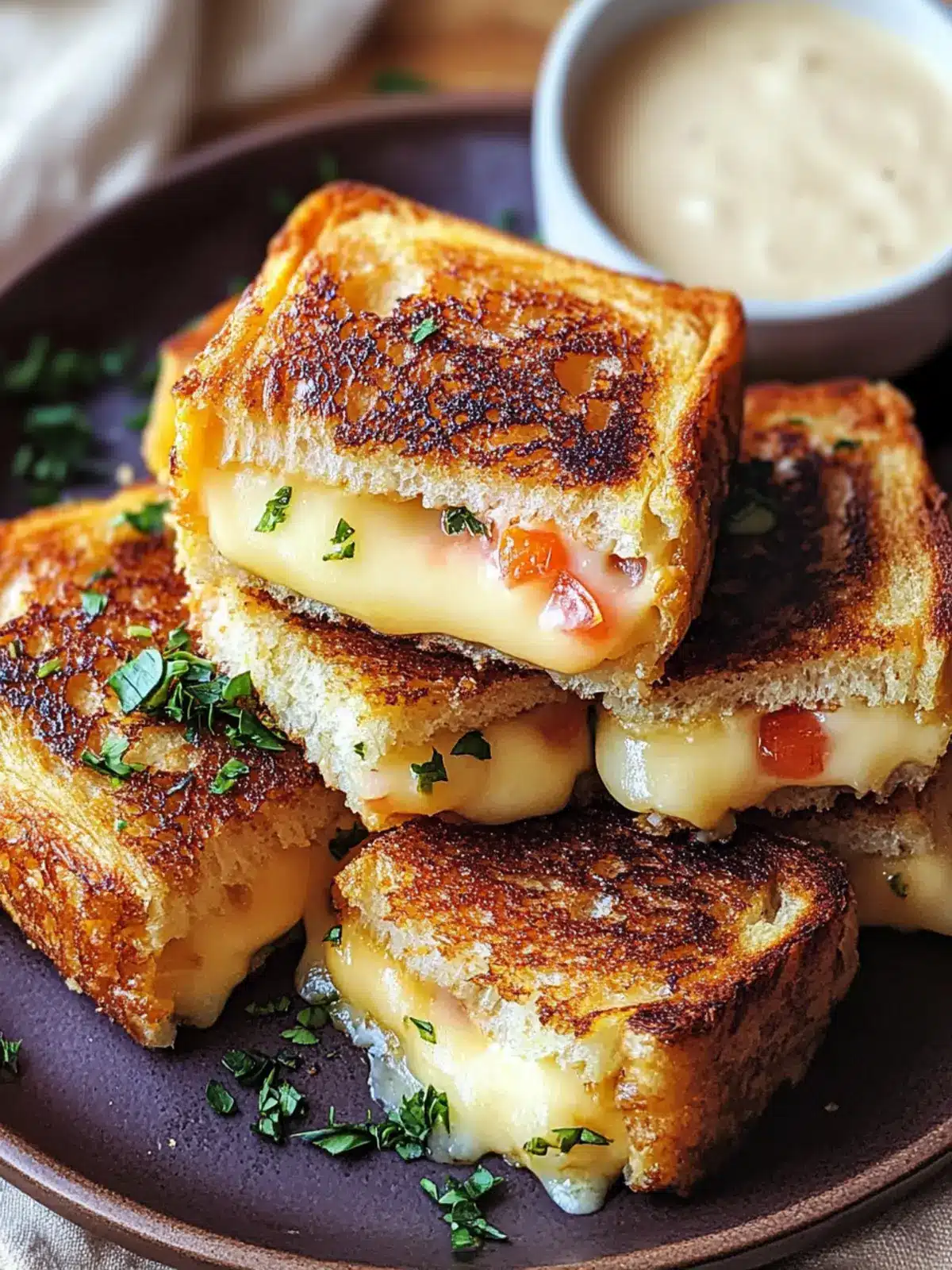 Hawaiian Roll Grilled Cheese