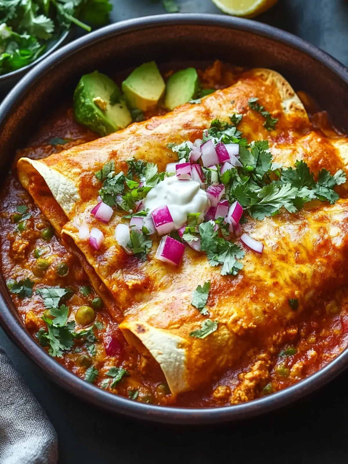 Birria Enchiladas