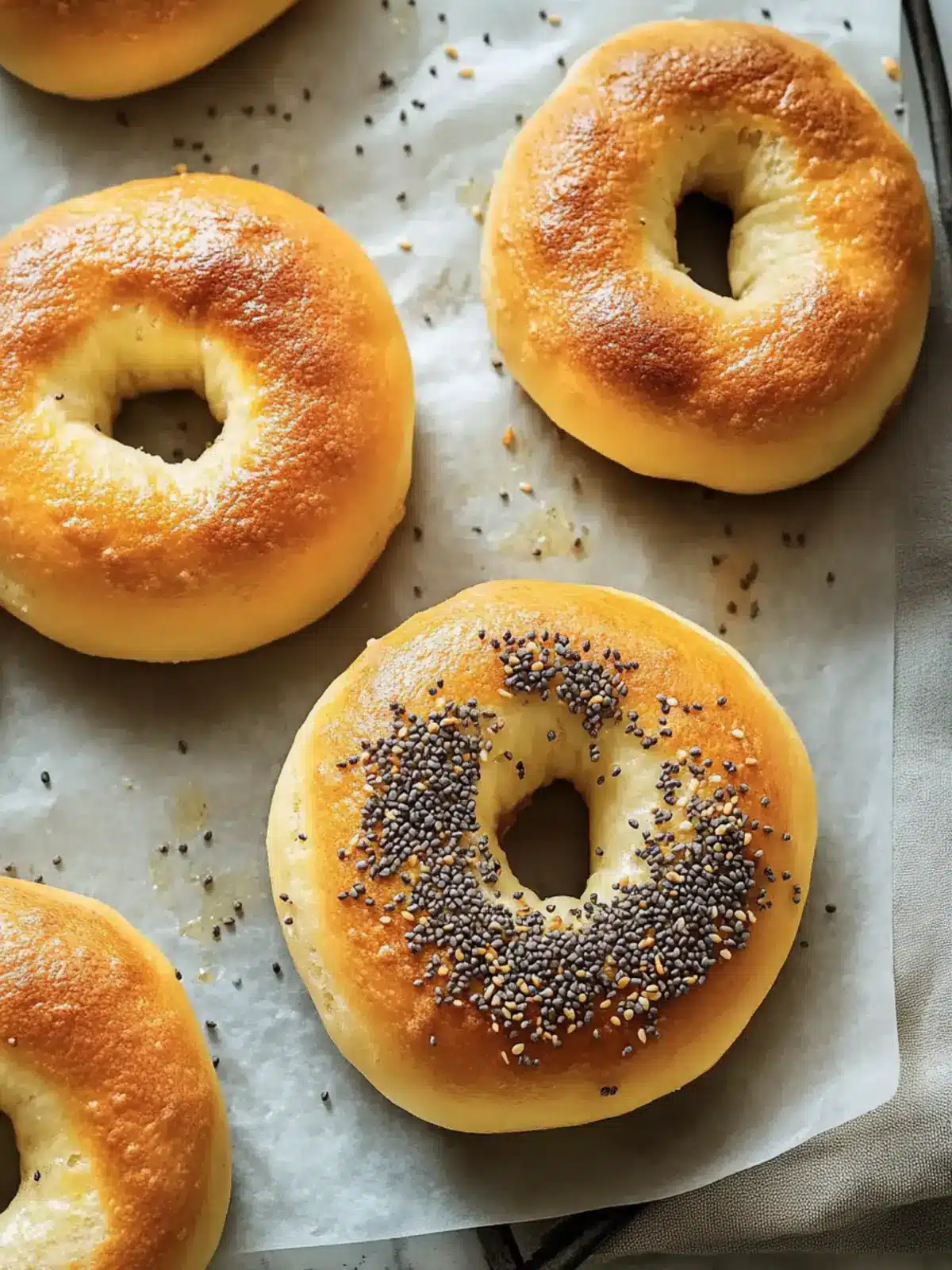 Everything Bagel Protein Bagels