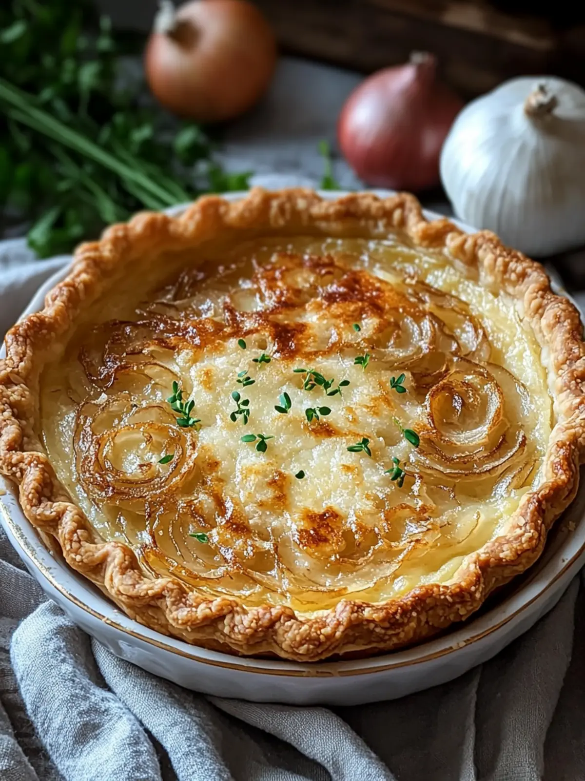 German Onion Pie
