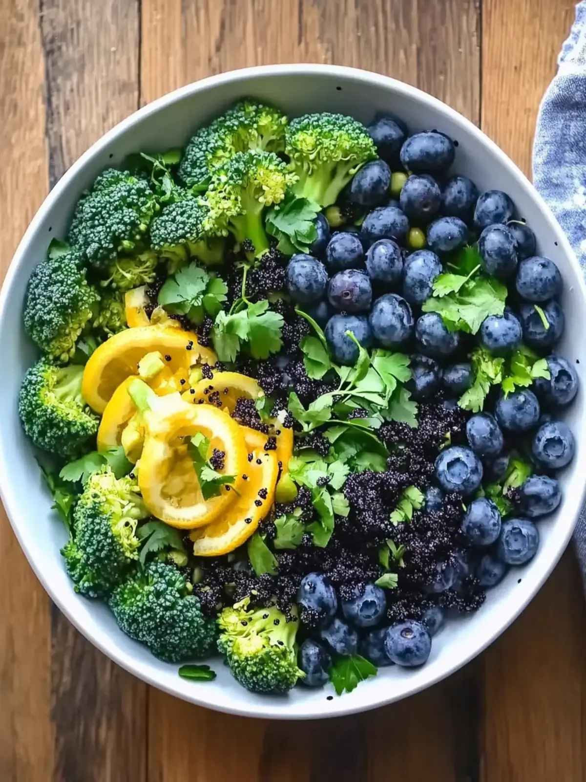 Blueberry Lemon Poppyseed Broccoli Salad