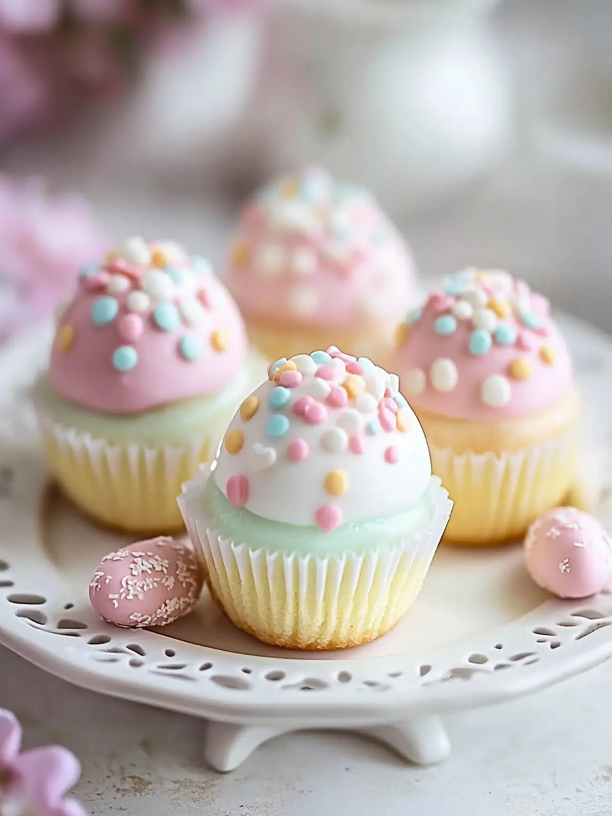 Mini Easter Egg Cakes
