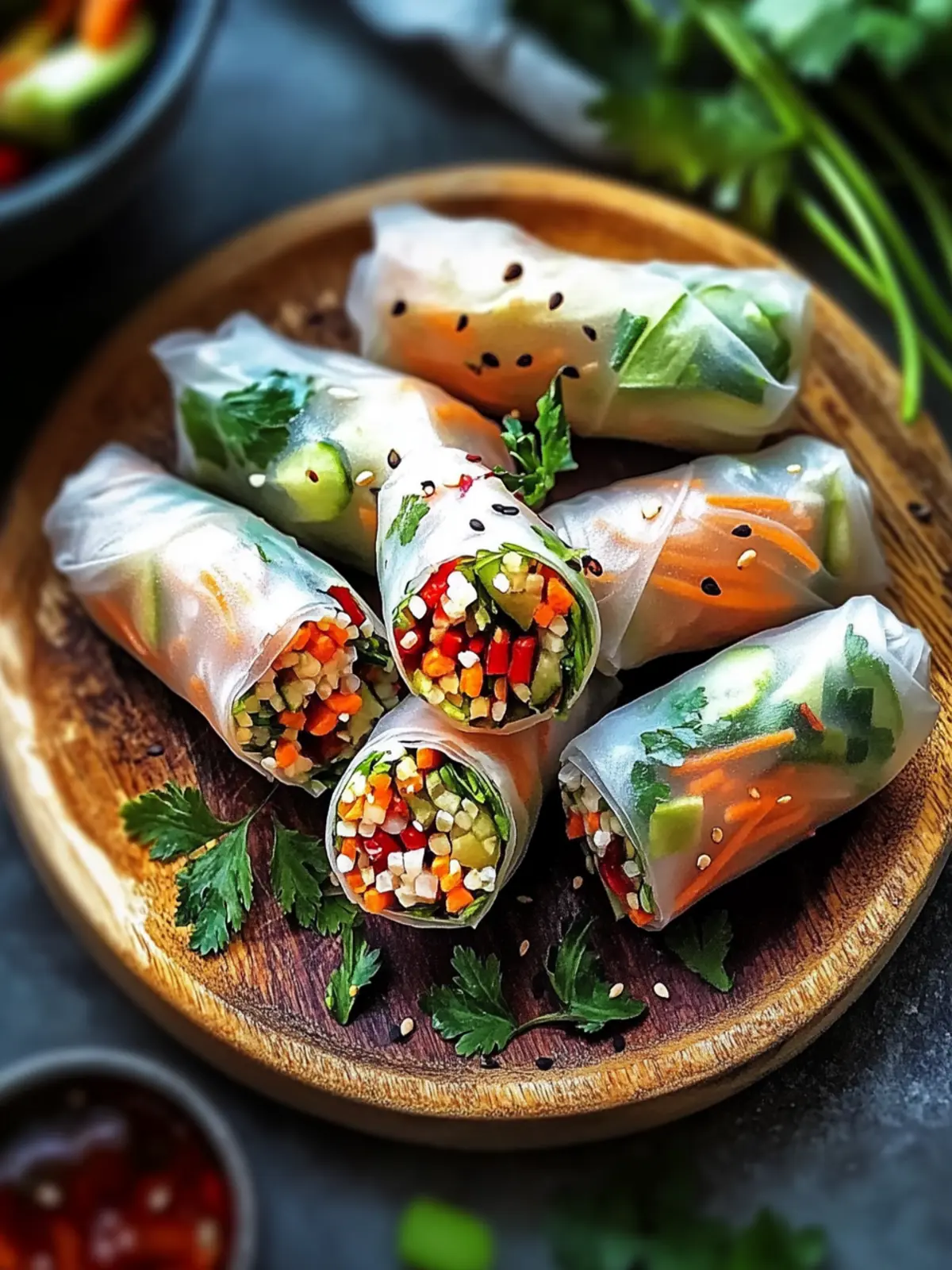 Crispy Veggie Spring Rolls