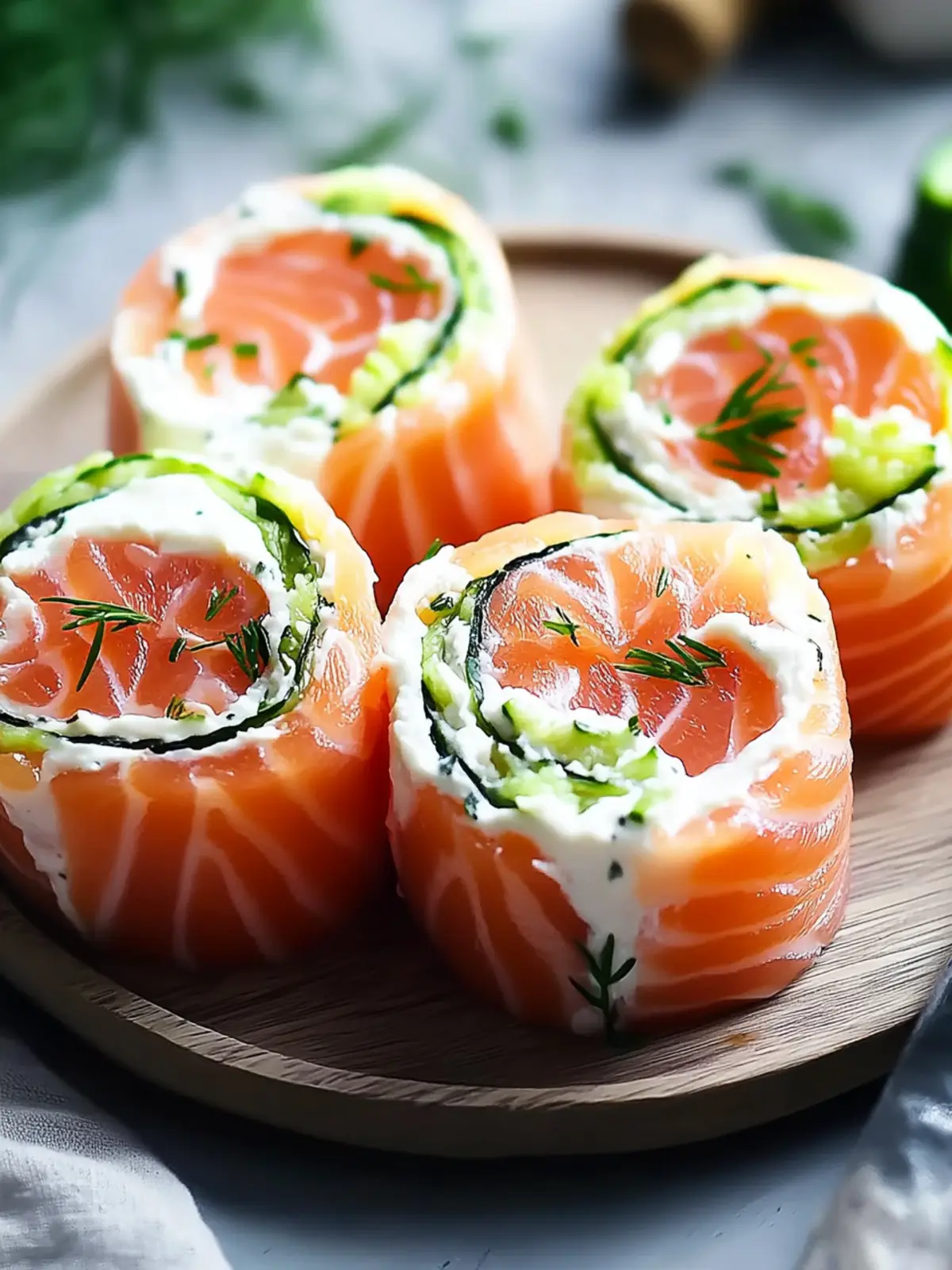 Quick & Creamy Smoked Salmon Roll Ups