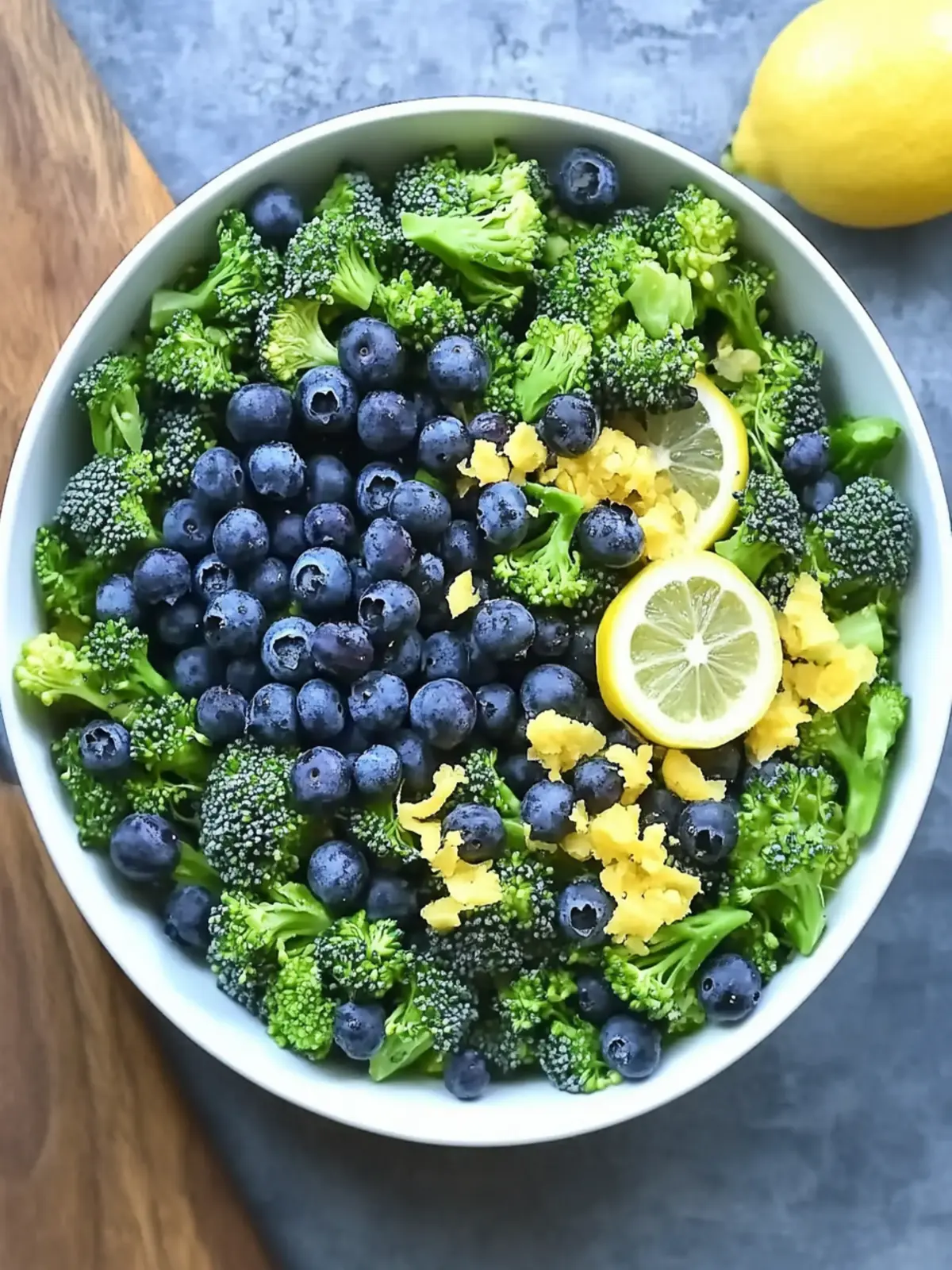 Blueberry Lemon Poppyseed Broccoli Salad