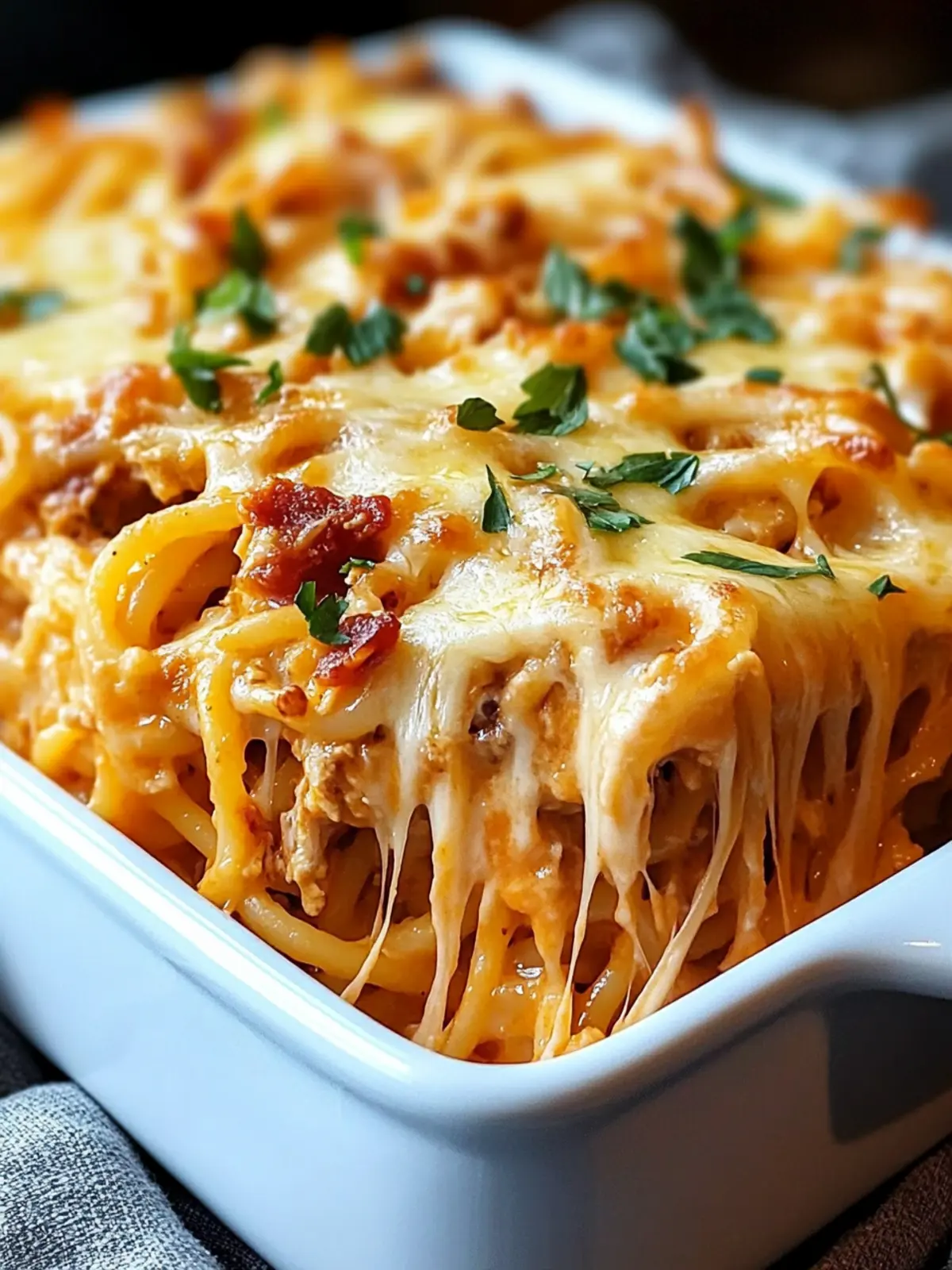 Irresistible Spicy Southern Cheesy Chicken Spaghetti Casserole Delight