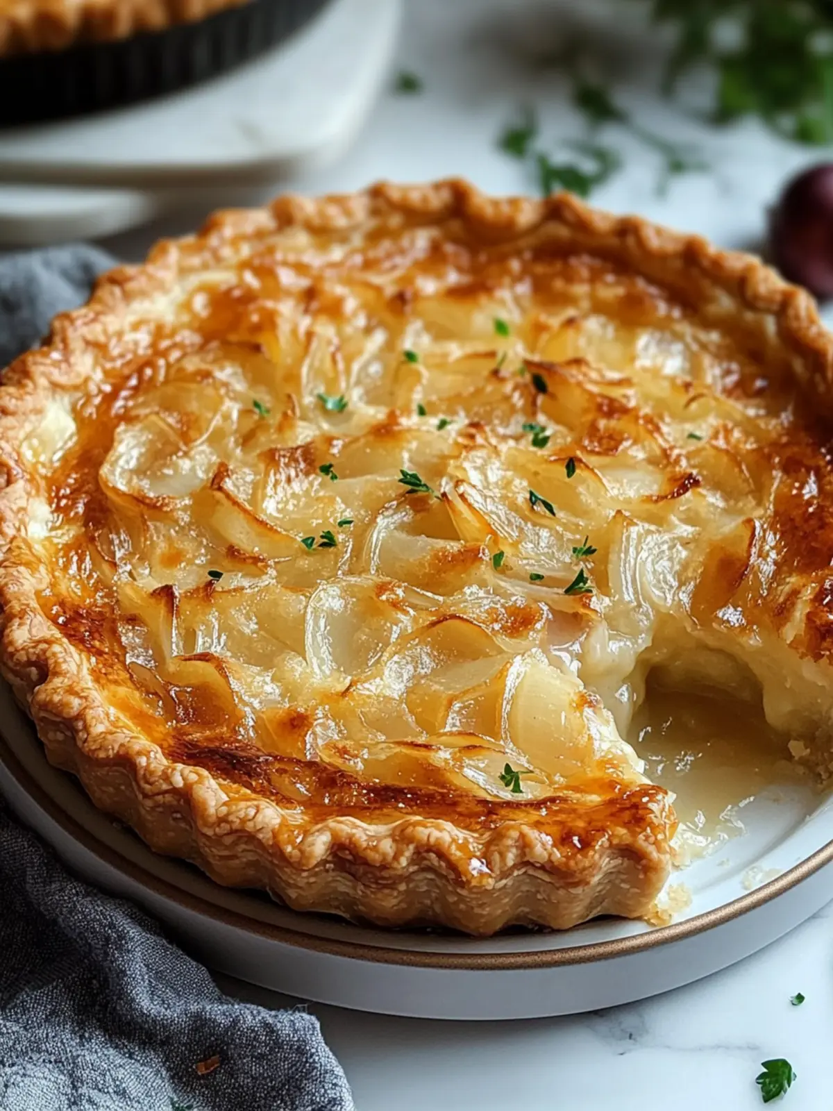 German Onion Pie