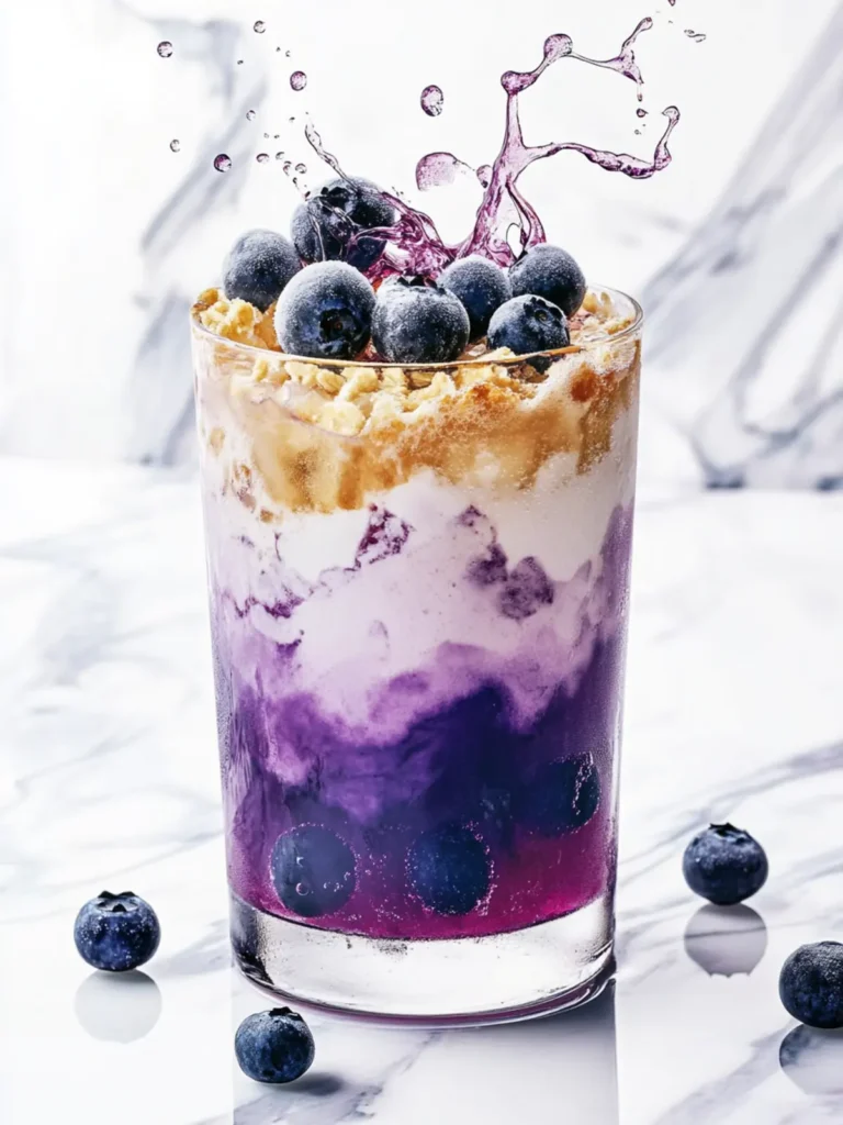 Blueberry Muffin Dirty Soda