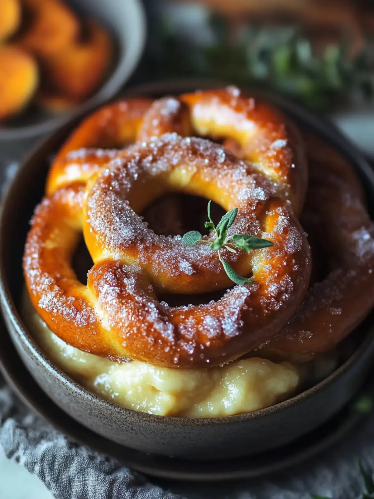 Cinnamon Sugar Soft Pretzels