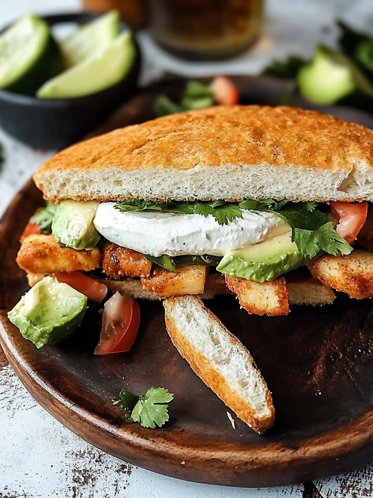 Savor Homemade Mexican Torta