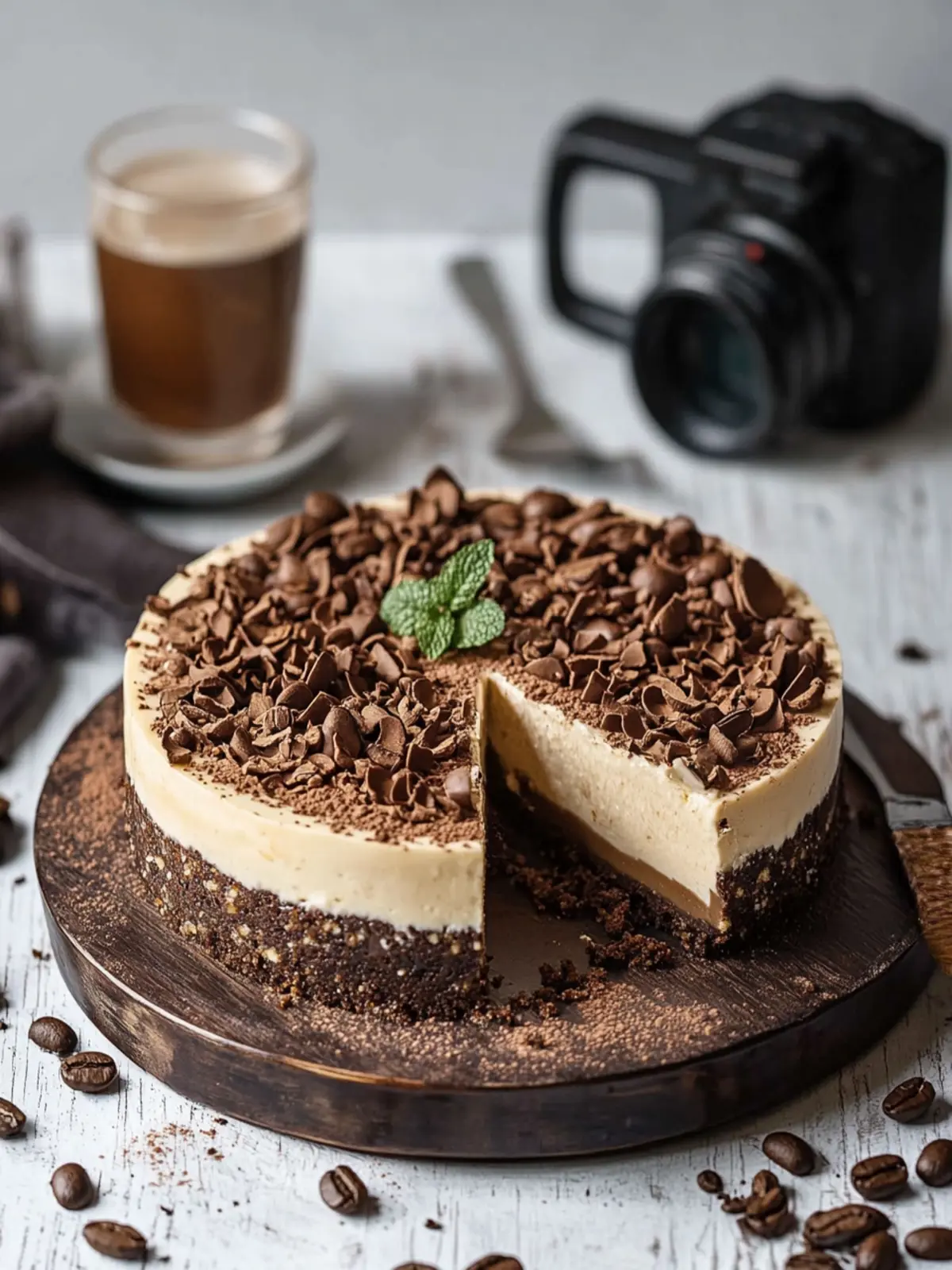Irresistible Coffee Cheesecake with Oreo Crust Delight 5 Coffee Cheesecake