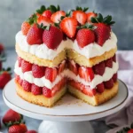 Strawberry Mascarpone Cake