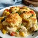Chicken & Biscuit Dinner Cobbler