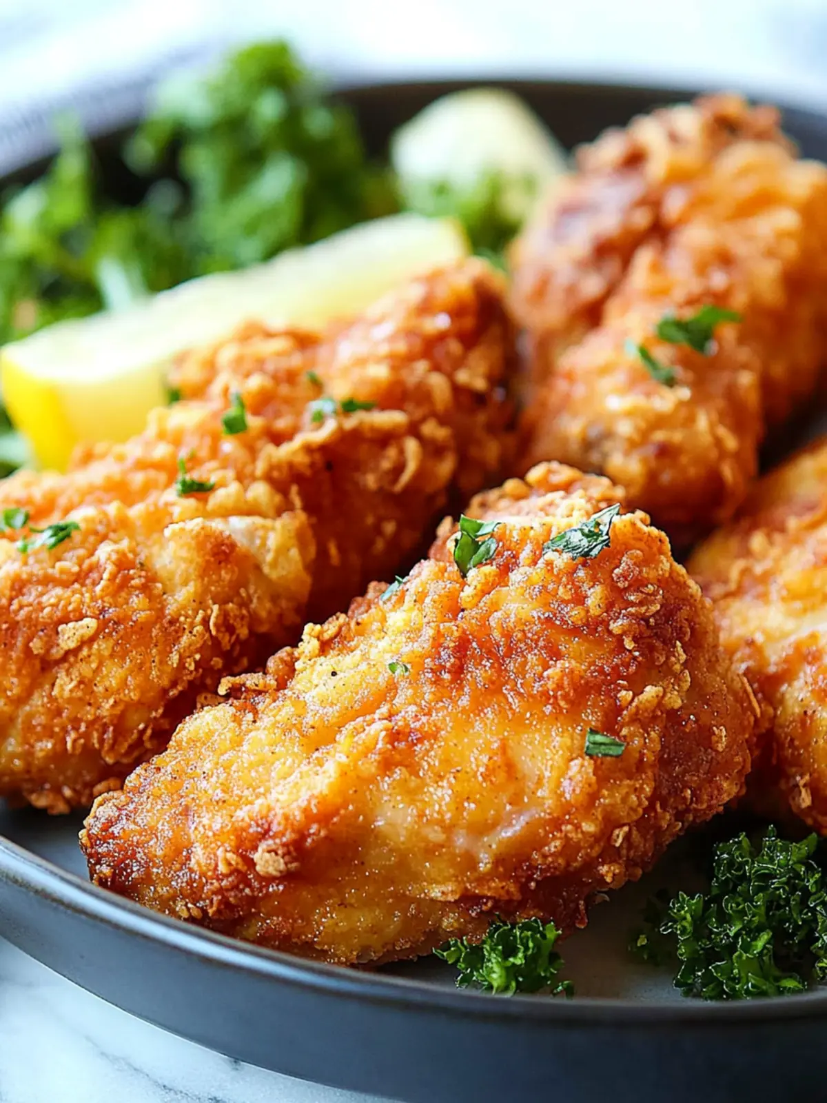 The Best Oven Fried Chicken