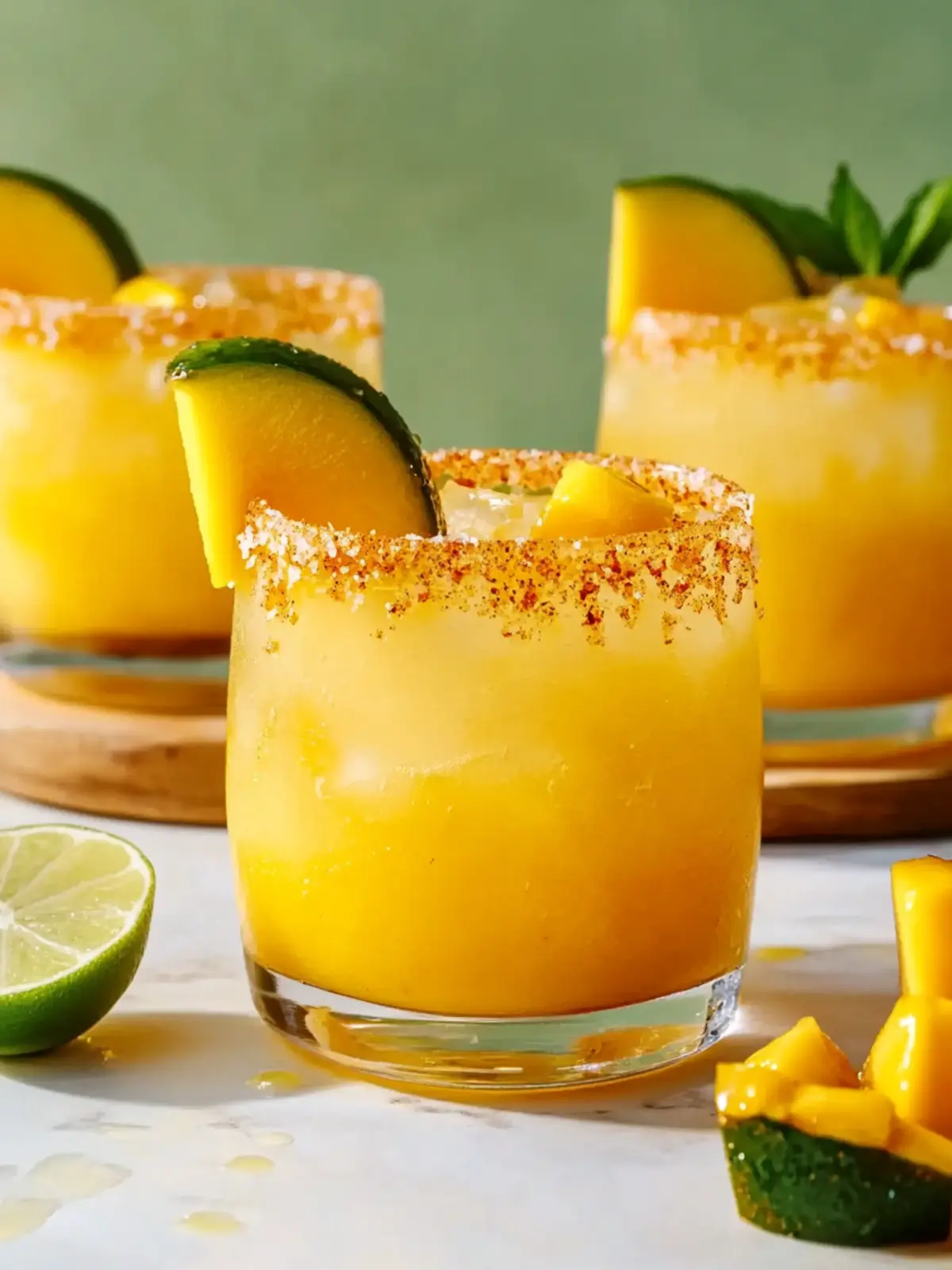 Hot Honey Spicy Mango Margarita