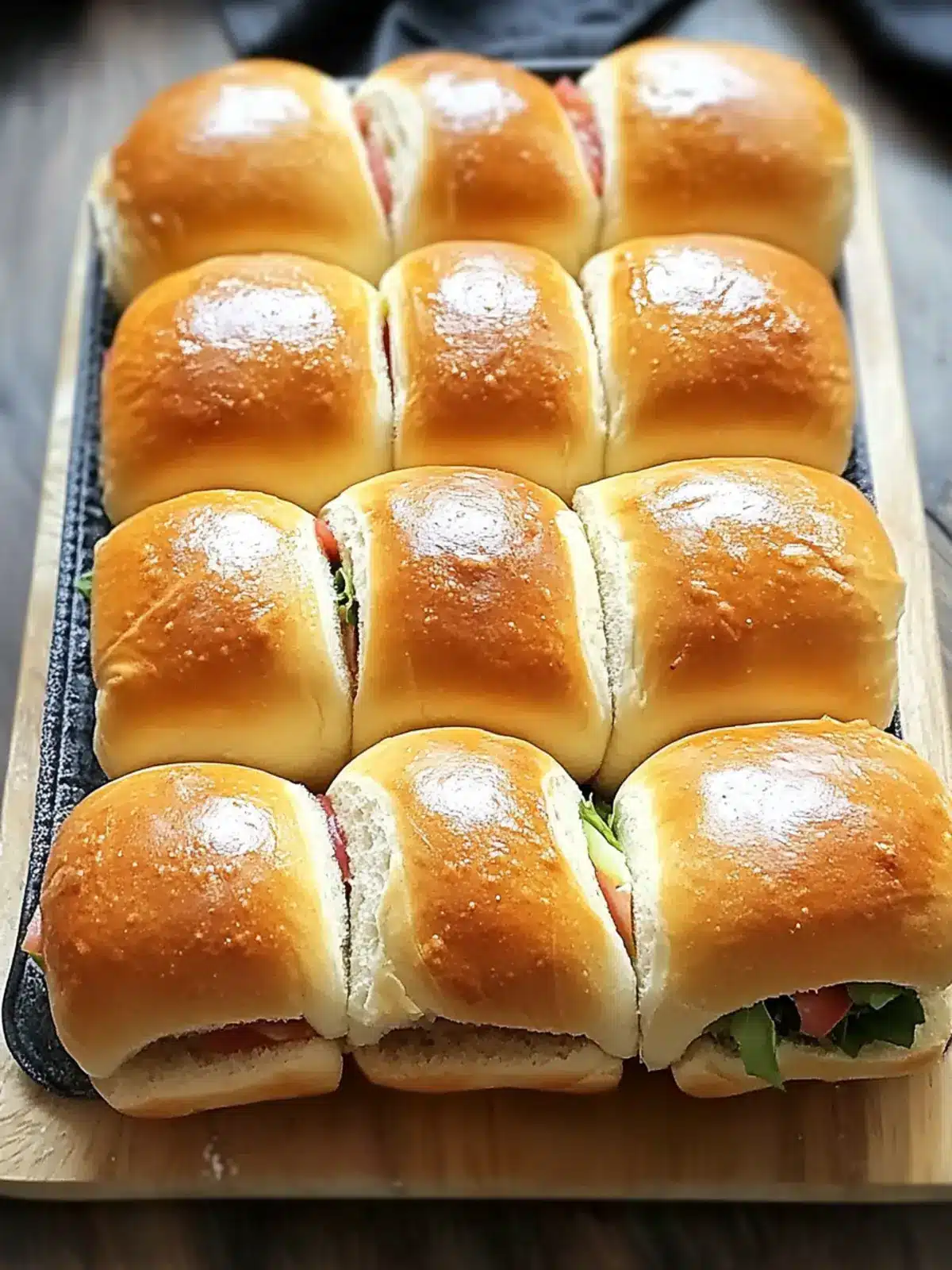 Homemade Handmade Sub Rolls