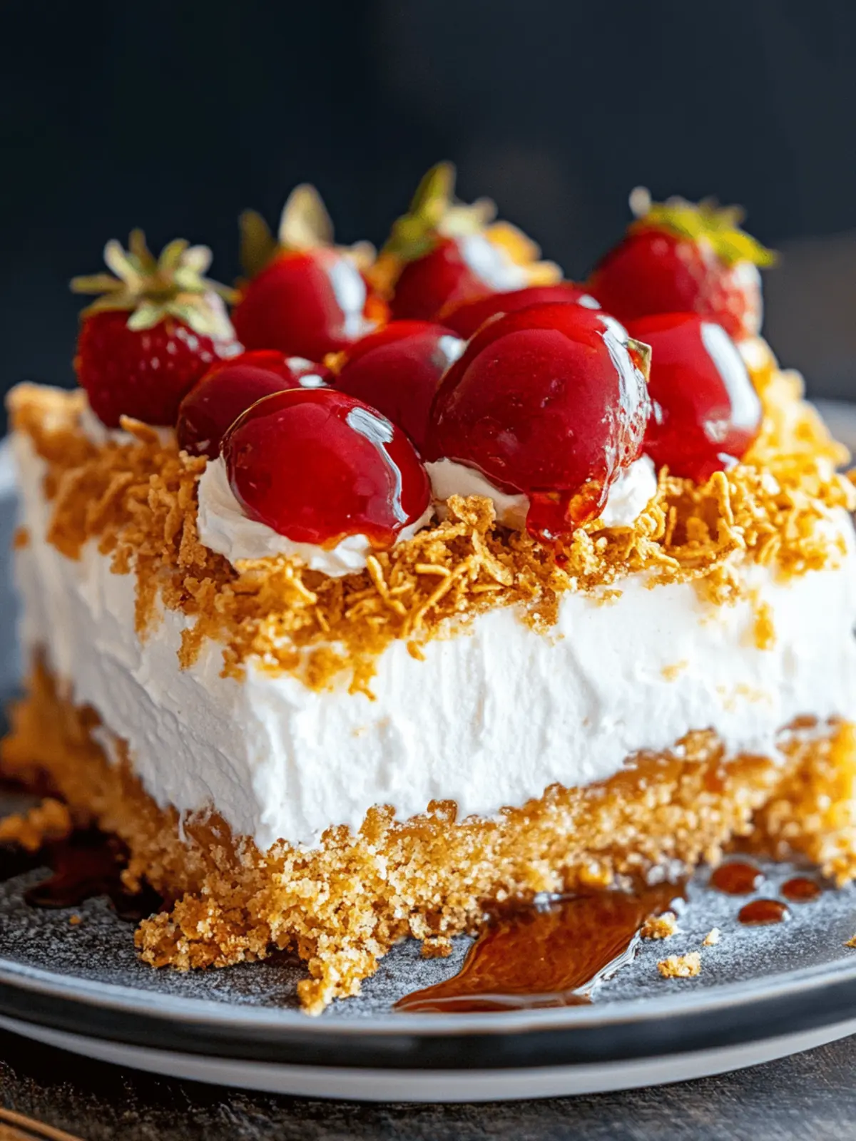 Mexican Fried Ice Cream Cake