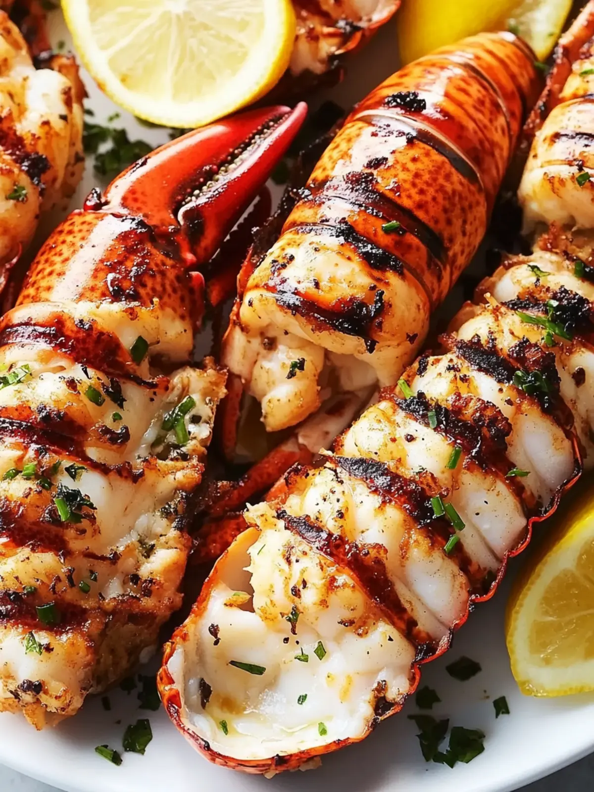 Grilled Lobster Tail with Garlic Herb Butter in 25 Minutes 4 Grilled Lobster Tail
