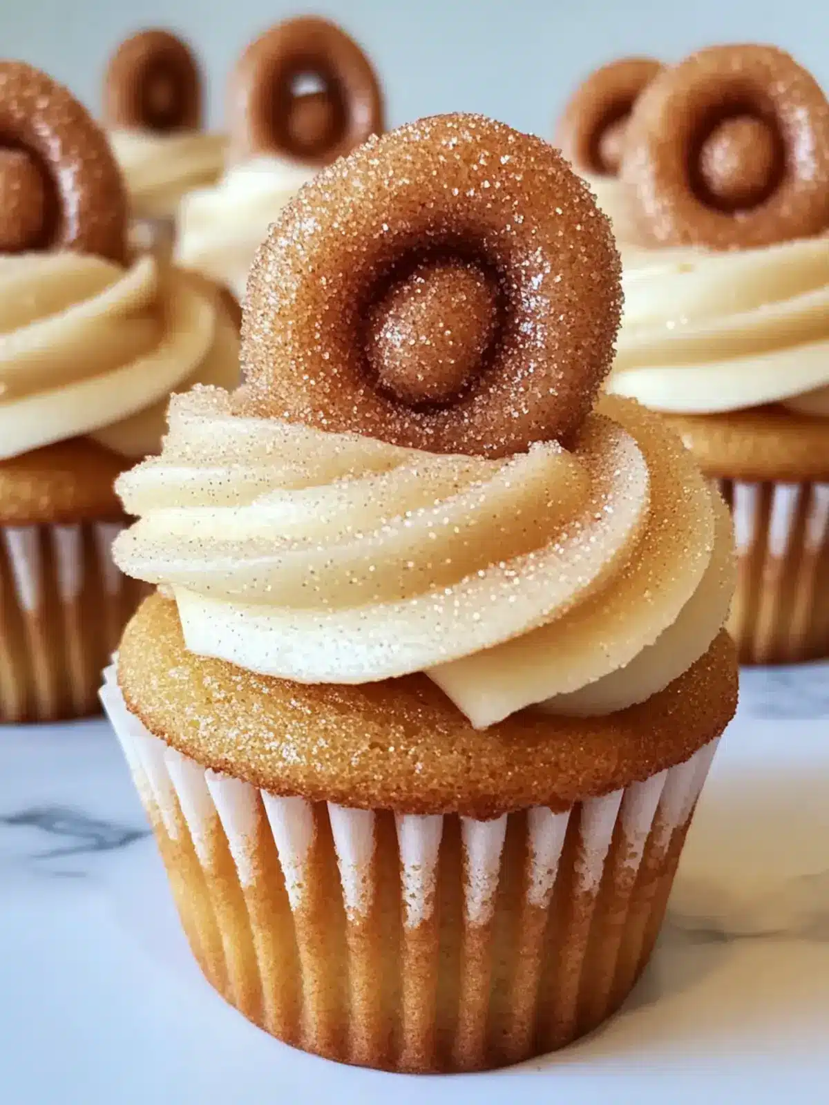 Churro Cupcakes