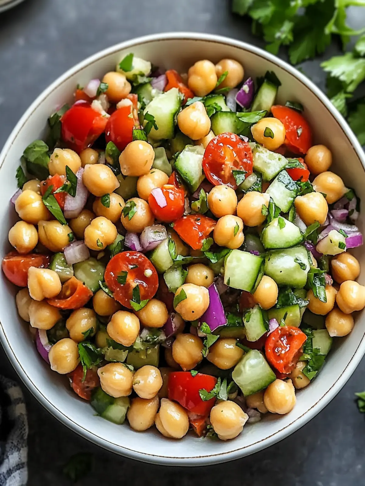 Mediterranean Chickpea Salad