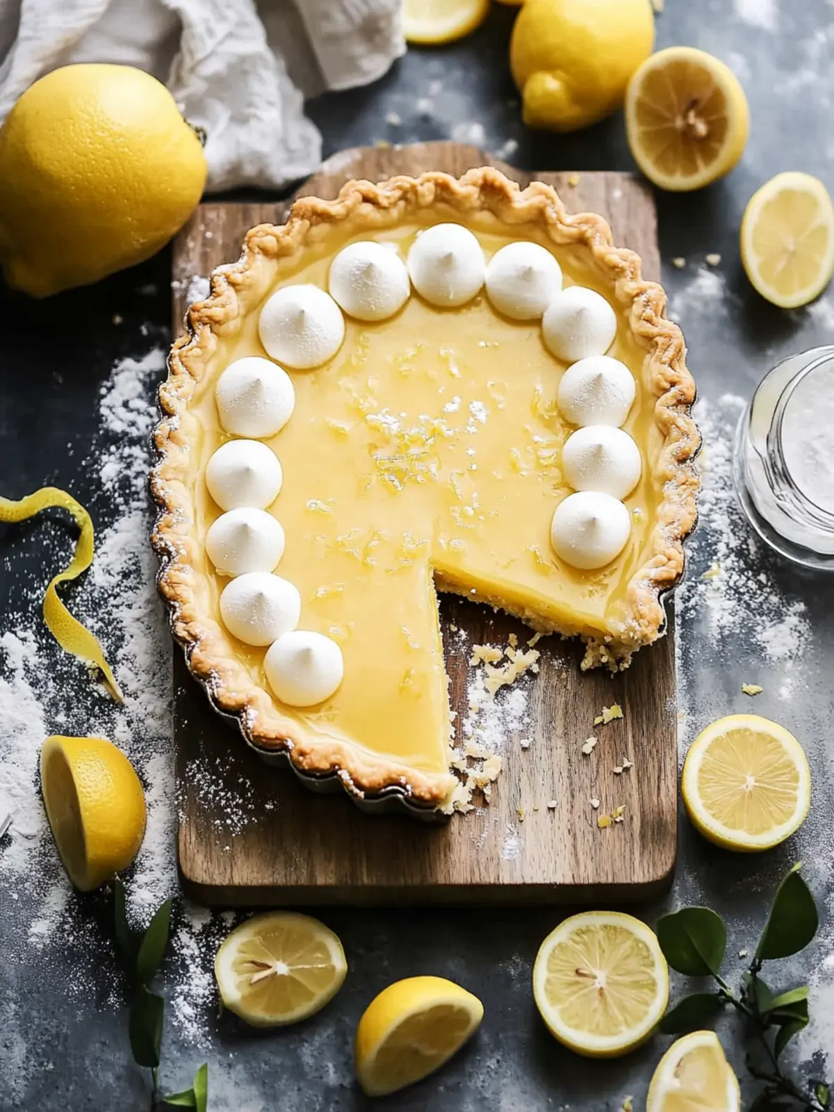 Gluten Free Healthy Lemon Tart