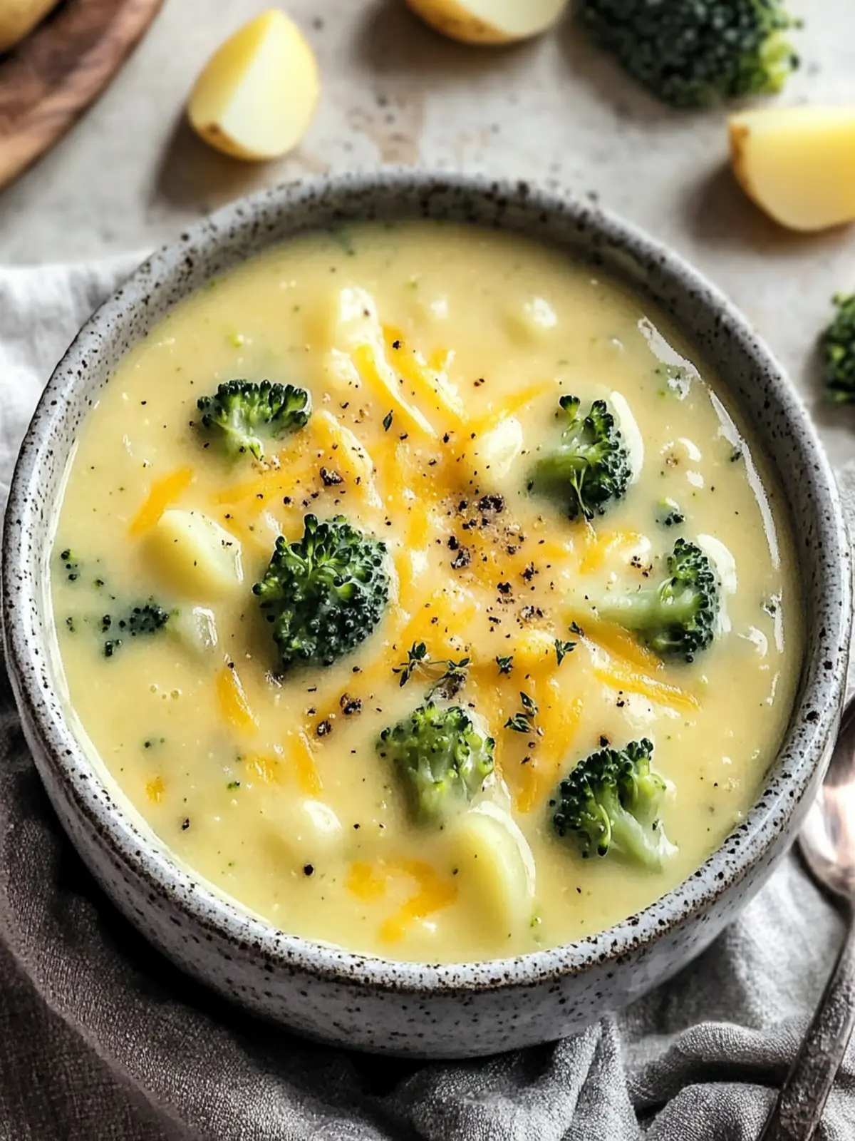 Creamy Broccoli Potato Cheese Soup for Cozy Nights Made Easy 2 Creamy Broccoli Potato Cheese Soup for Cozy Nights