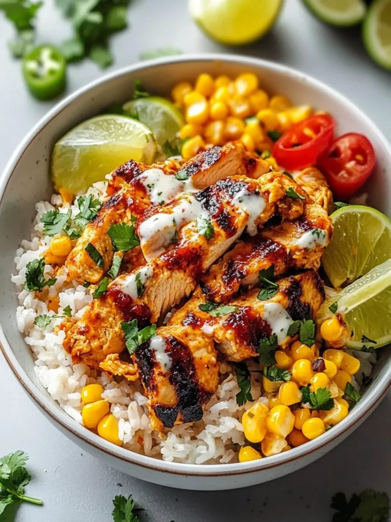Street Corn Chicken Rice Bowl