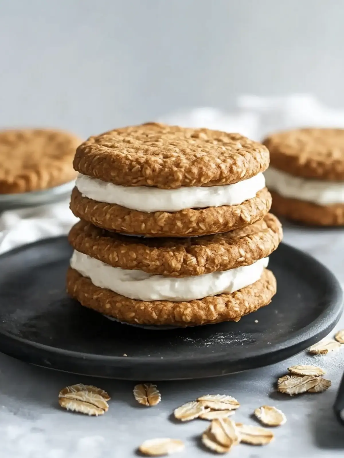 Protein Oatmeal Cream Pies – Guilt-Free Dessert Bliss 2 Protein Oatmeal Cream Pies