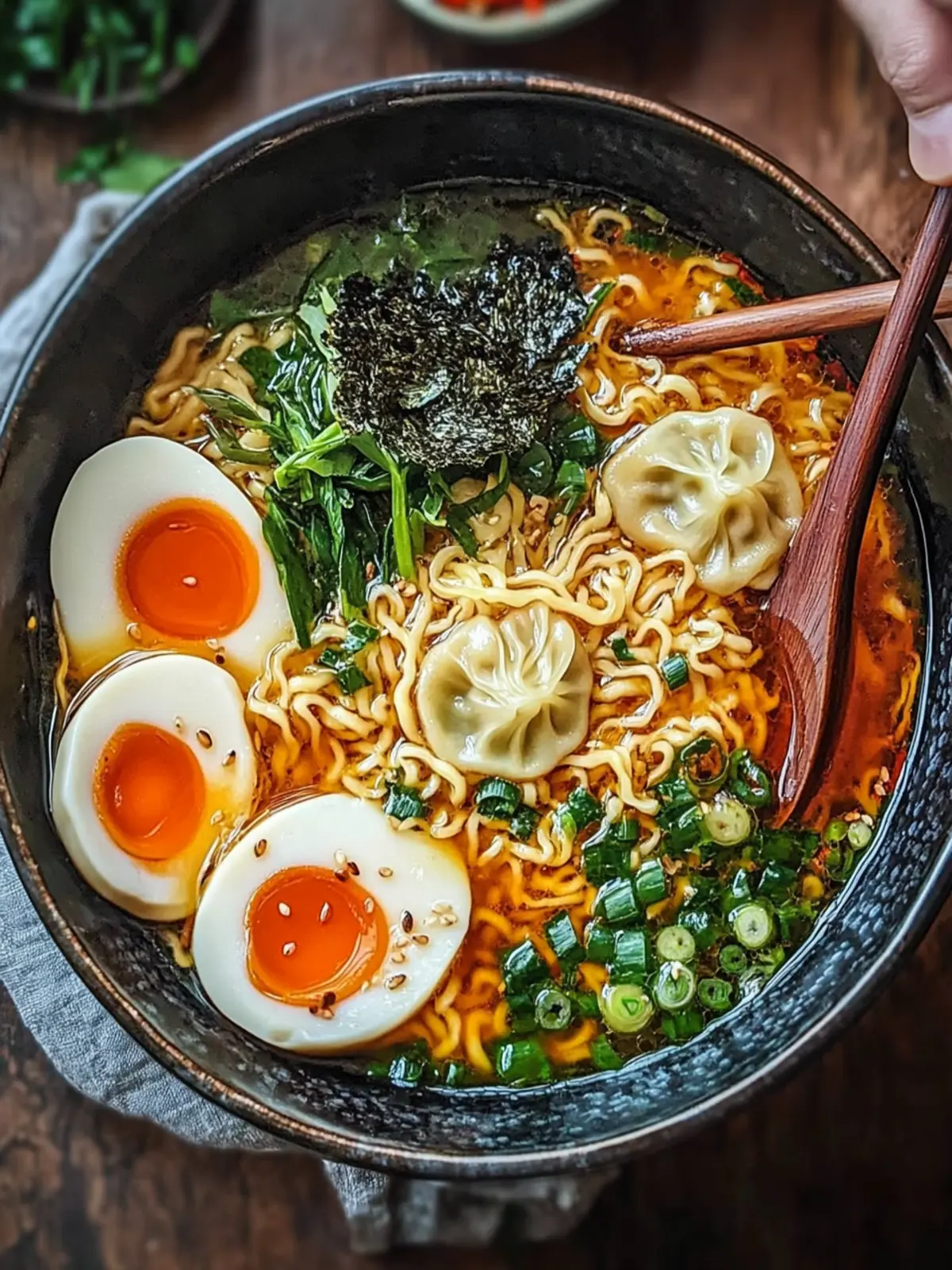 Comforting Dumpling Ramen Bowl: Quick, Customizable Delight 2 Dumpling Ramen Bowl