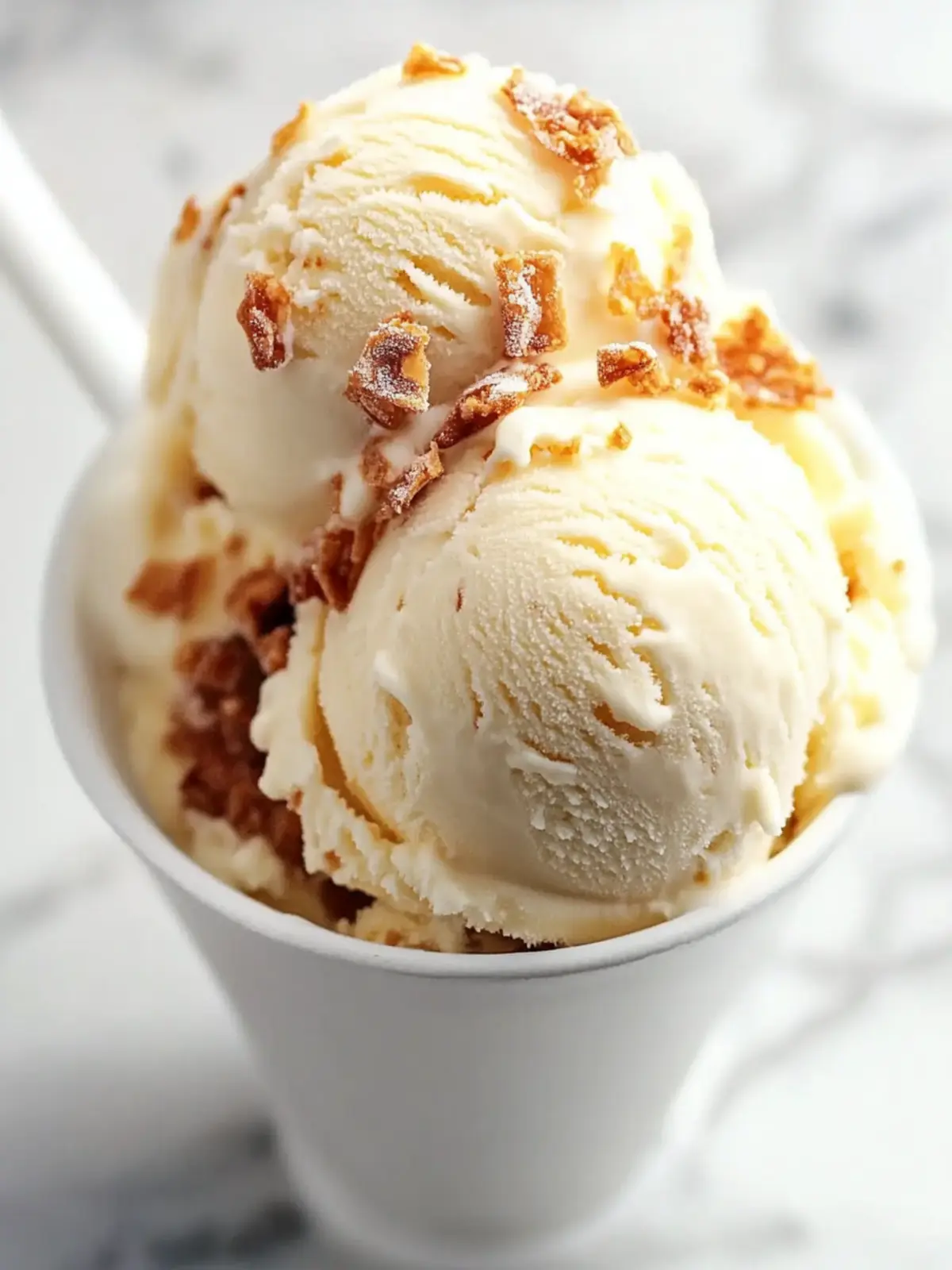 No Churn Crème Brûlée Ice Cream for Effortless Indulgence 2 No Churn Crème Brûlée Ice Cream