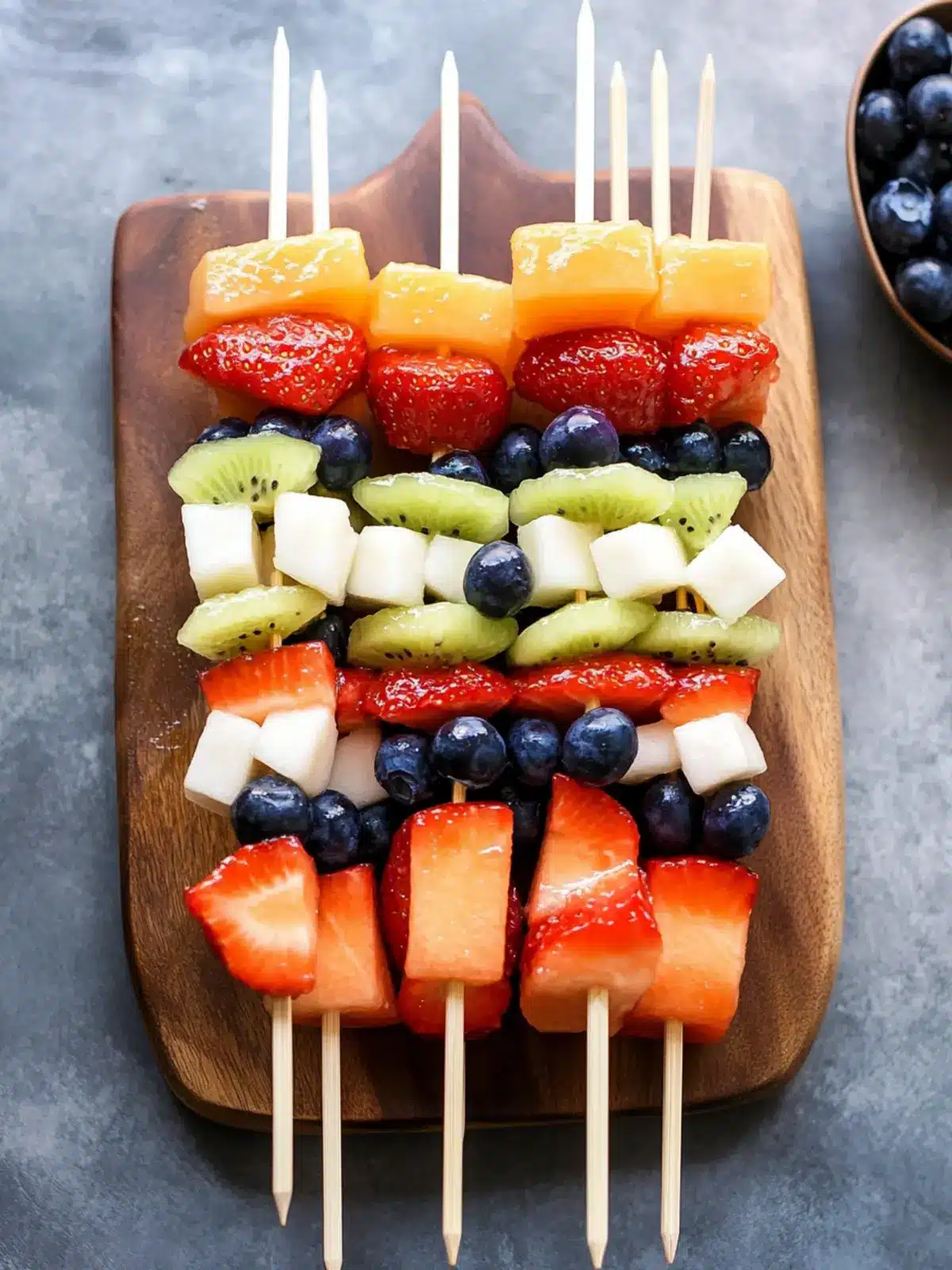 Delicious 4th of July Fruit Kabobs for a Festive Celebration 2 4th of July Fruit Kabobs