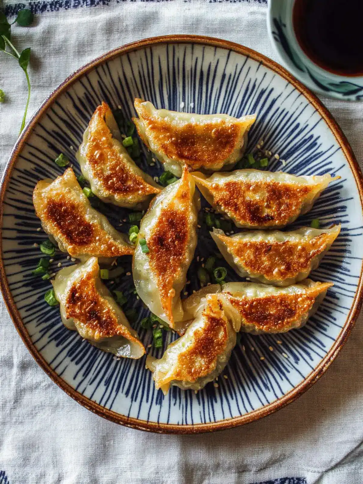 Fried Korean Dumplings (Yaki Mandu)