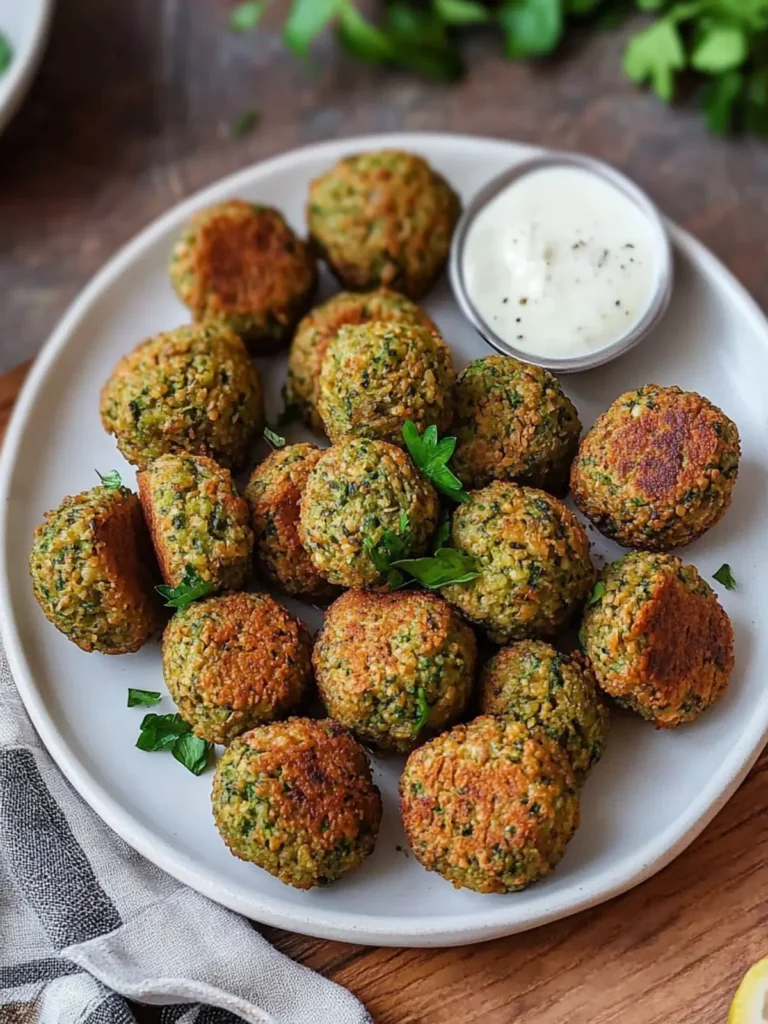 Air Fryer Falafel Recipe (Gluten-Free, Vegan)