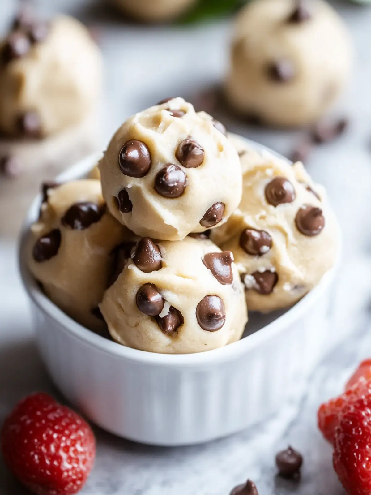 No-Bake Greek Yogurt Cookie Dough Bites for Guilt-Free Indulgence 2 Greek Yogurt Cookie Dough Bites