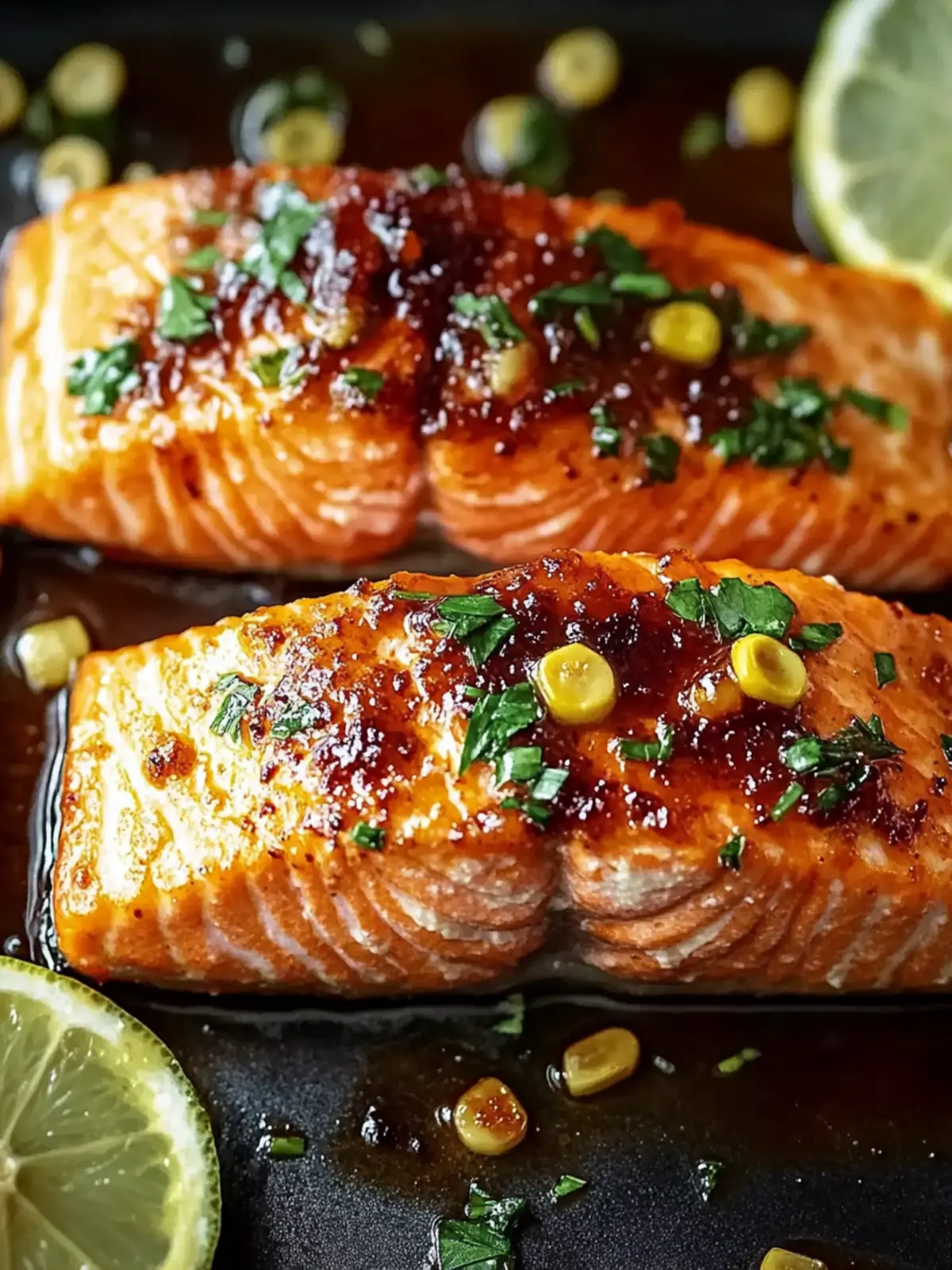 Sugar Baked Salmon with Smoky Flavor