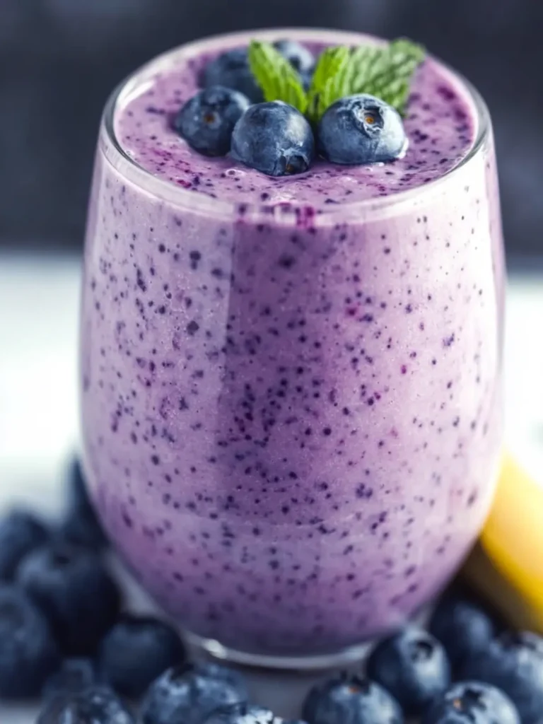 Blueberry Banana Protein Smoothie