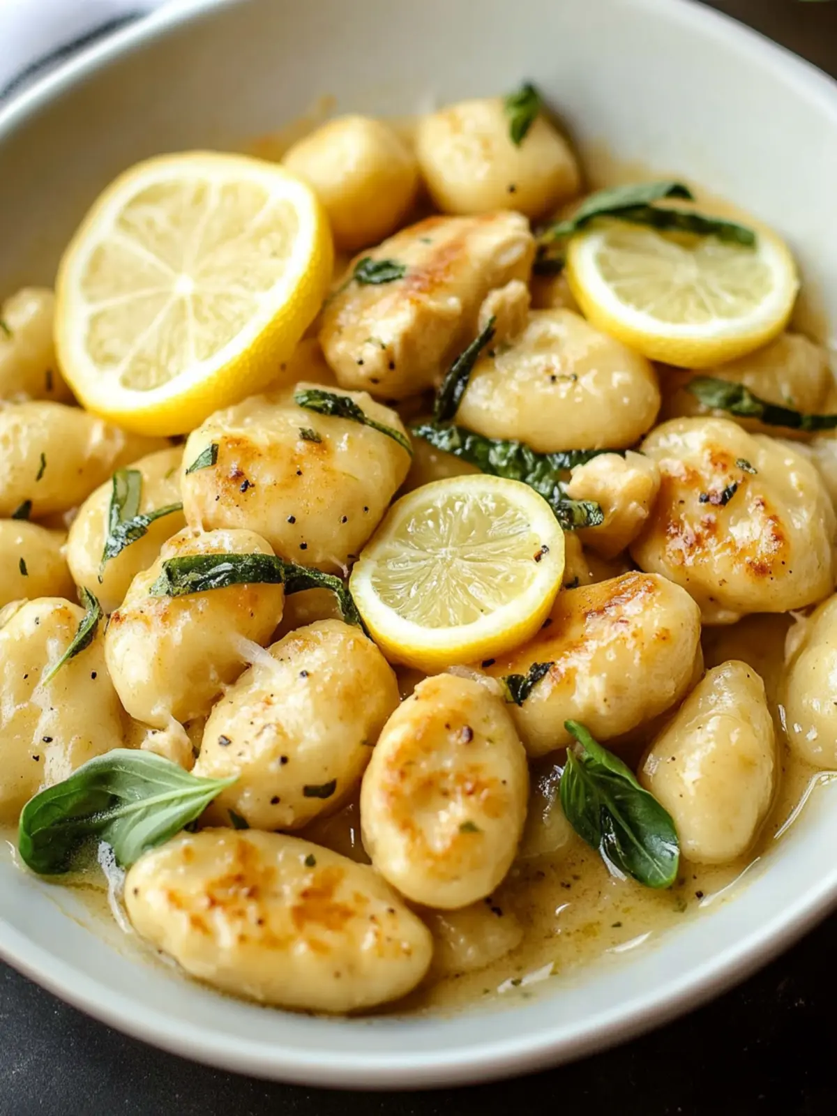 Creamy Lemon Chicken Gnocchi in One Pan: Quick Comfort Food 2 Lemon Chicken Gnocchi