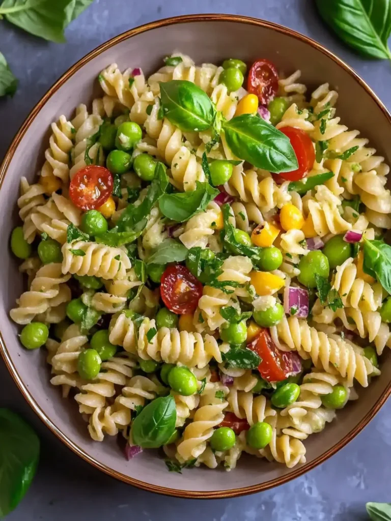 Classic Edamame Pasta Salad