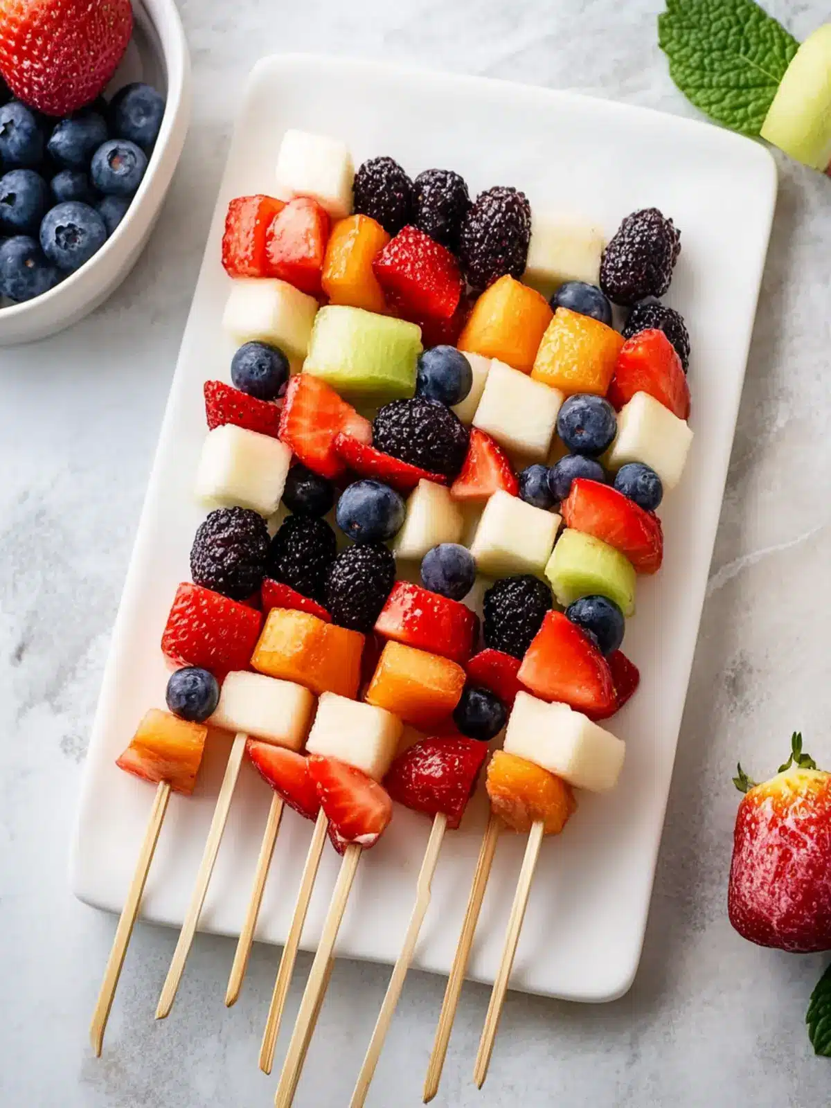 Delicious 4th of July Fruit Kabobs for a Festive Celebration 5 4th of July Fruit Kabobs