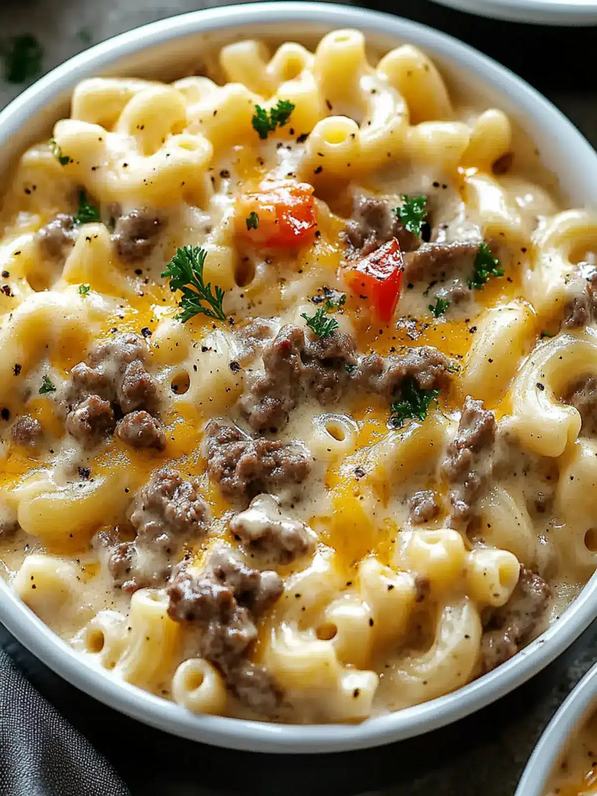 High-Protein Creamy Philly Cheesesteak Mac & Cheese Bliss Awaits 2 High-Protein Creamy Philly Cheesesteak Mac & Cheese Bliss