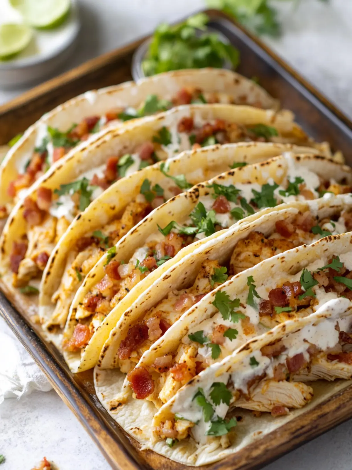 Baked Chicken Bacon Ranch Tacos Your New Family Favorite 5 Baked Chicken Bacon Ranch Tacos
