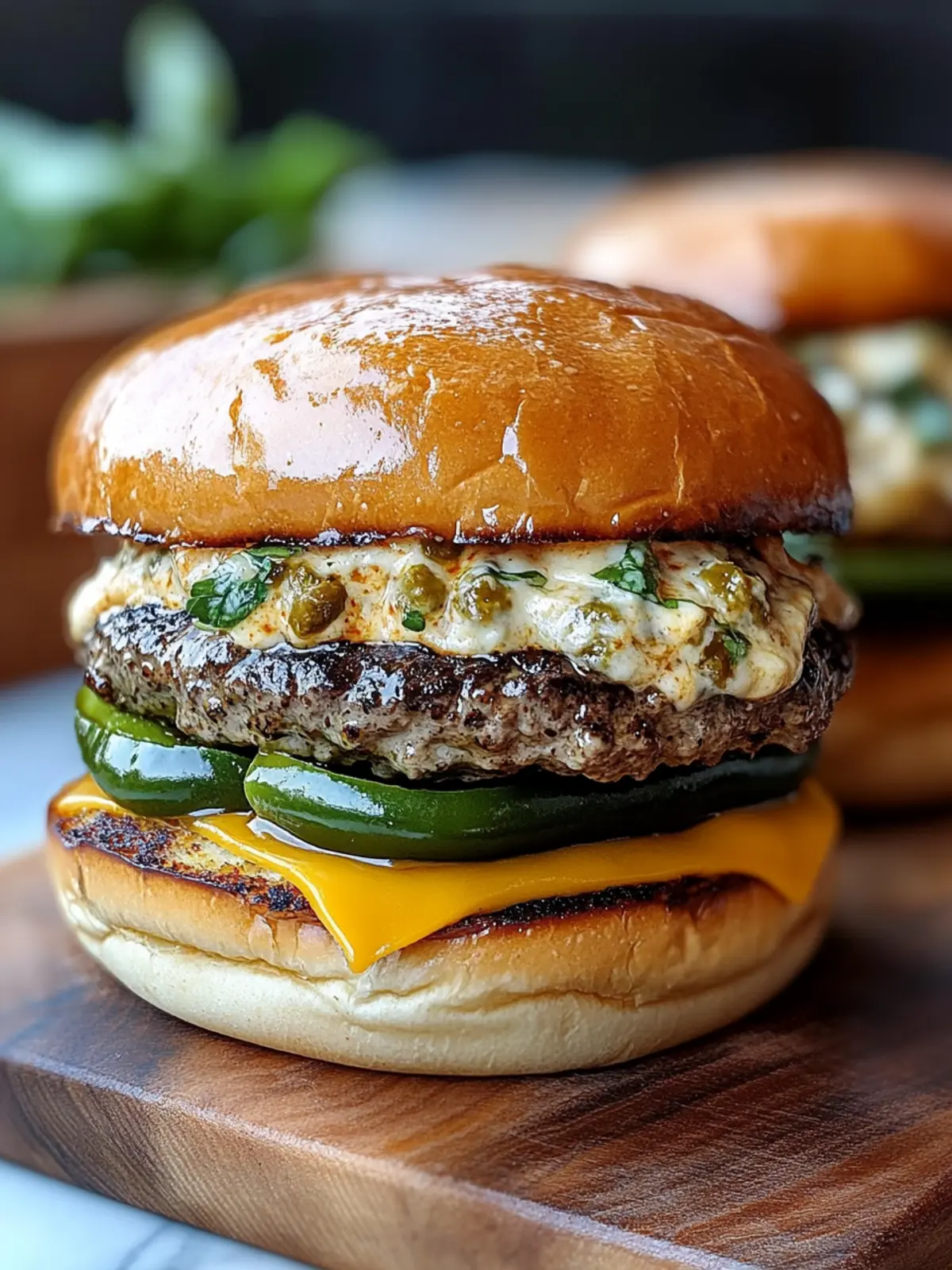 Savor the Flavor: Perfect Poblano Popper Burger Recipe 2 Poblano Popper Burger