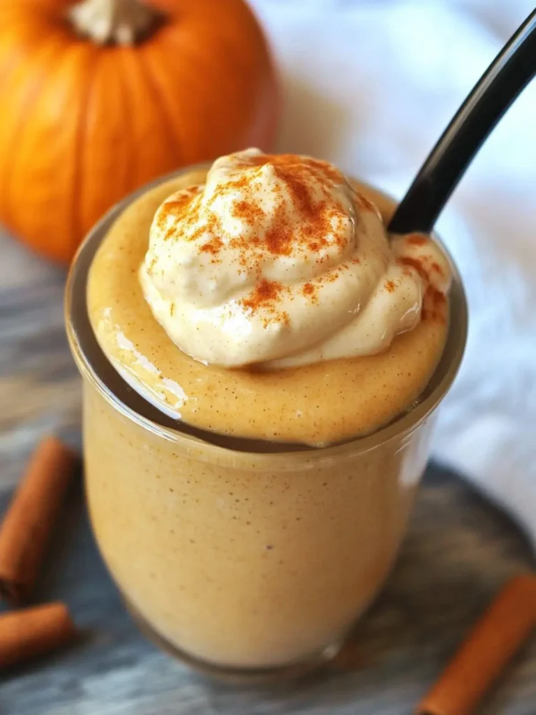 Skinny Pumpkin Pie Smoothie
